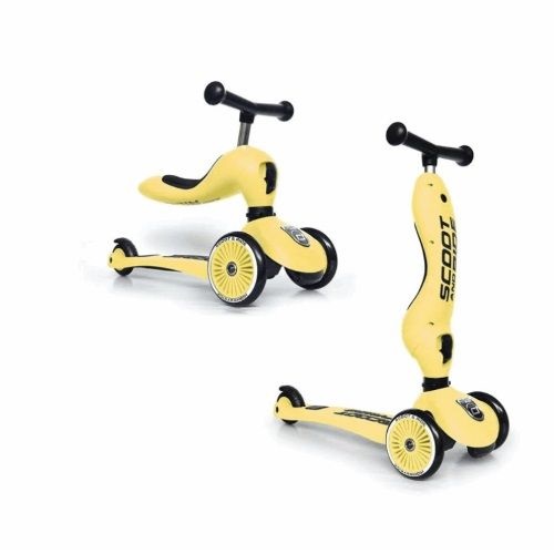 ScootandRide Highwaykick1 - hulajnoga, jeździk 2 w 1- Lemon
