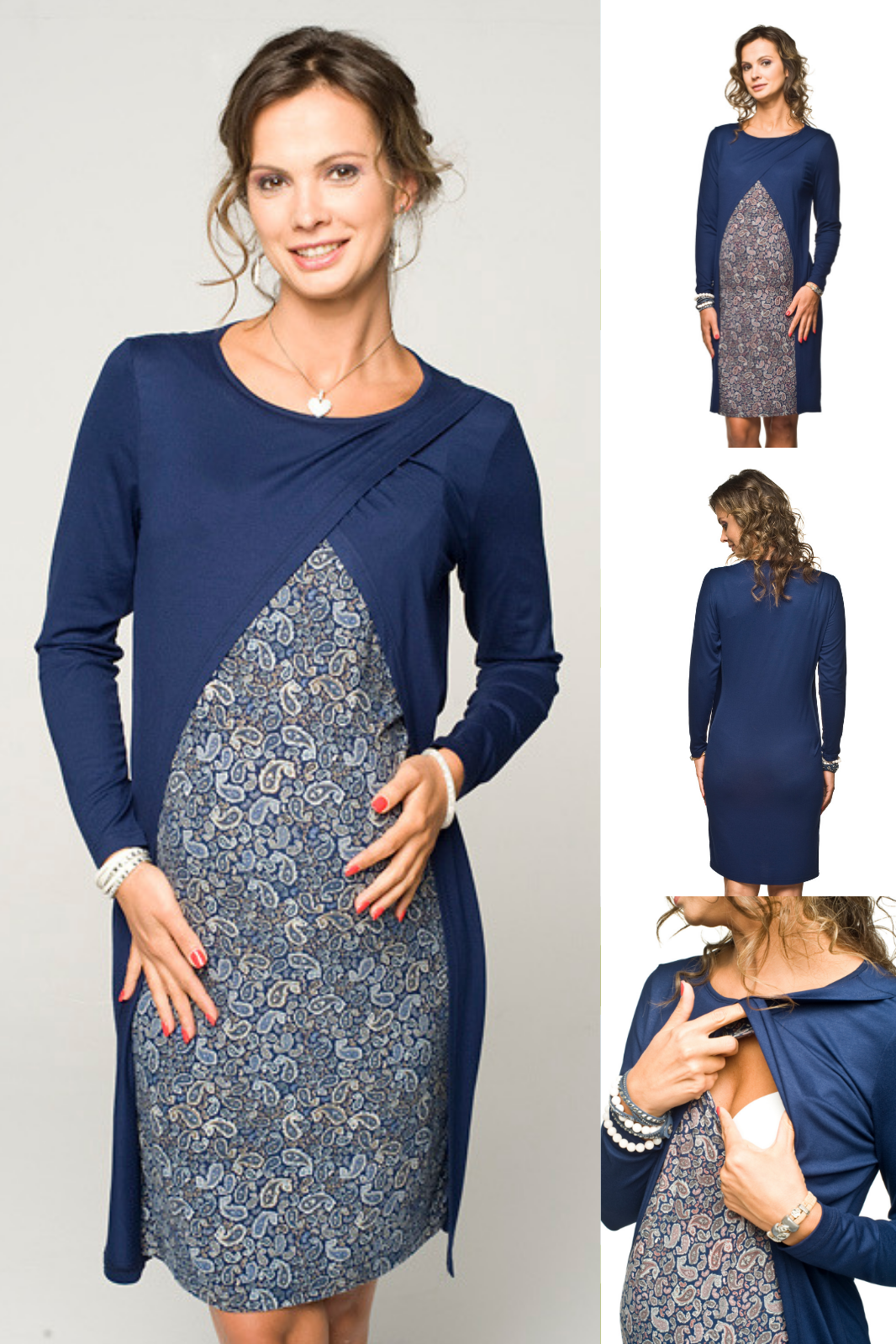 Sukienka ciążowa i do karmienia Ivon