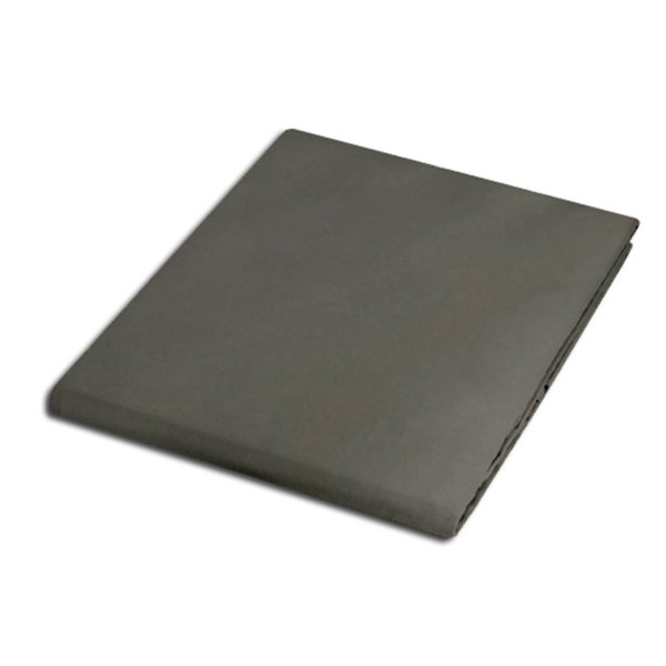 Prześcieradło satynowe bez gumki 160x220 jasny szary 037