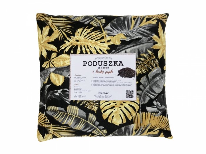 Poduszka z łuską gryki 45x45 wz. 5 tropikalny