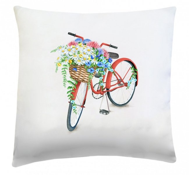 Poduszka dekoracyjna 40x40 wz. Rower 1