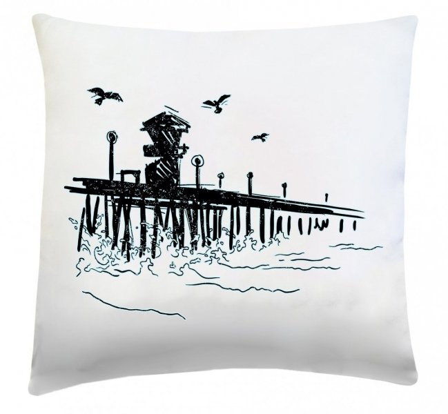 Poduszka marynistyczna 40x40 wz. Pomost