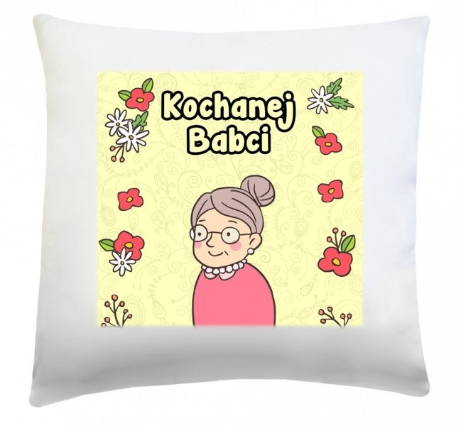 Poduszka na Dzień Babci 40x40 wz. 17