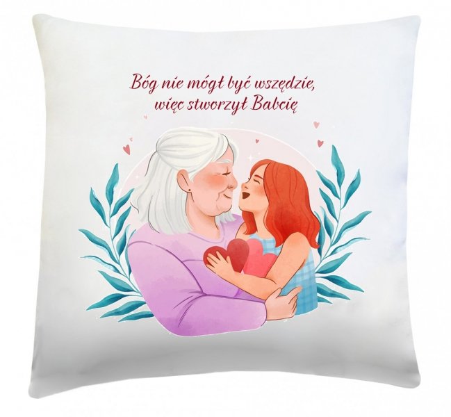 Poduszka na Dzień Babci 40x40 wz. 23