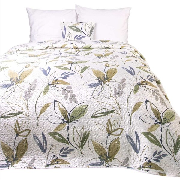 Narzuta drukowana FLORI na łóżko 170x210