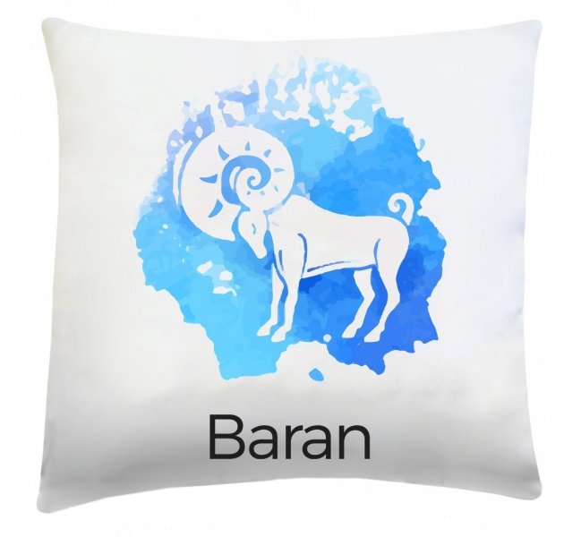 Poduszka znak zodiaku 40x40 wz. Baran
