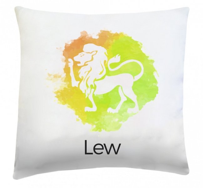 Poduszka znak zodiaku 40x40 wz. Lew