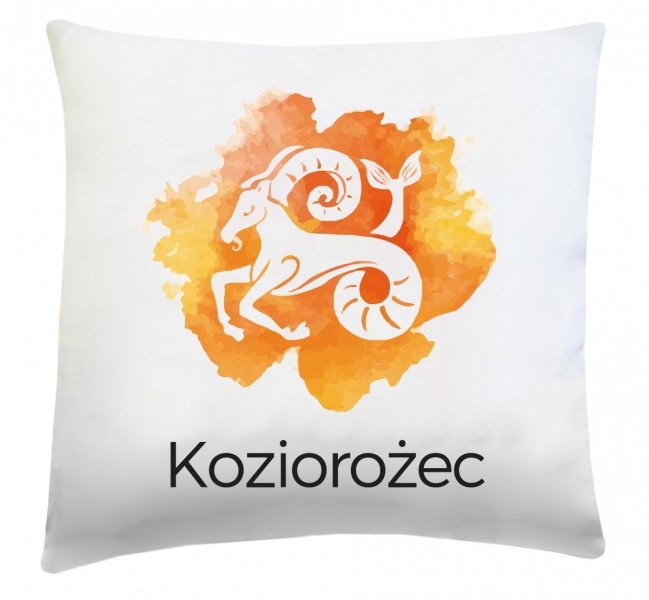Poduszka znak zodiaku 40x40 wz. Koziorożec