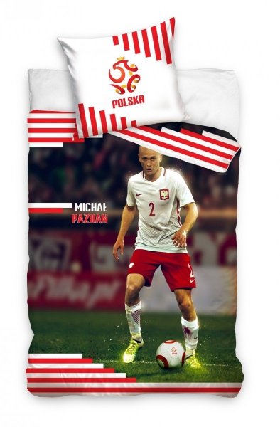 Pościel sportowa licencyjna 100% bawełna 160x200 - Michał Pazdan