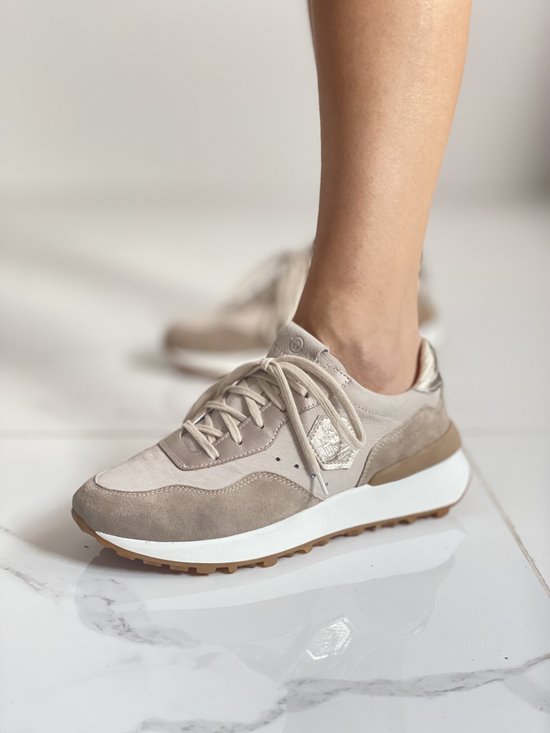 Sneakersy 32-1 Beżowe