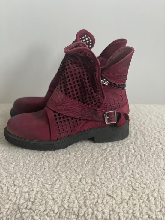 Botki damskie 0425/16 Fuksja