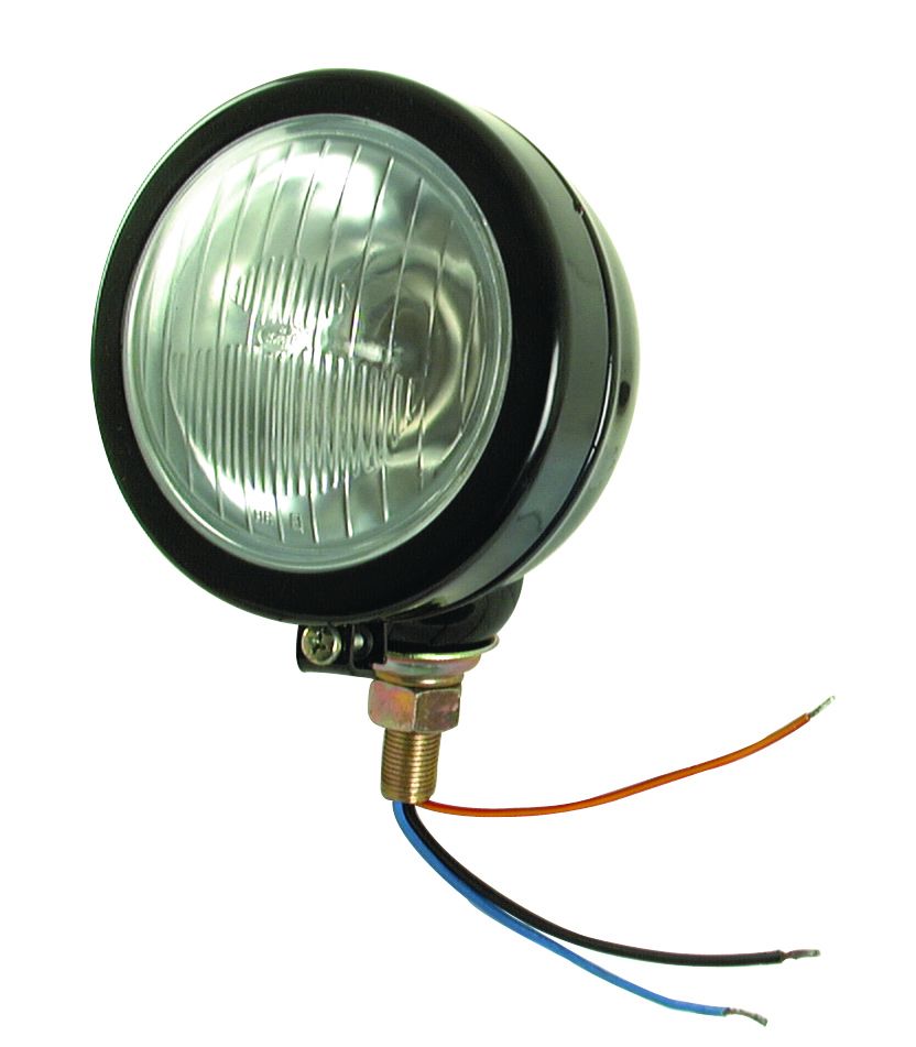 Lampa okrągła metalowa 12V z żarówką prawa / lewa 71217