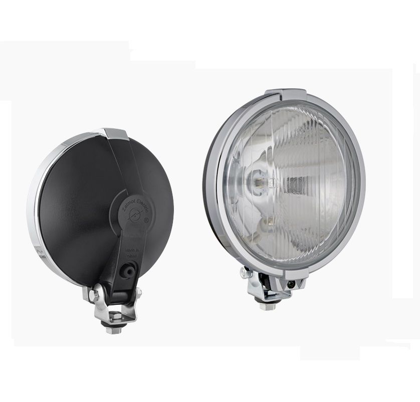 Drogowy reflektor halogenowy z chromowaną ramką z żarówką 0668.43512 Wesem