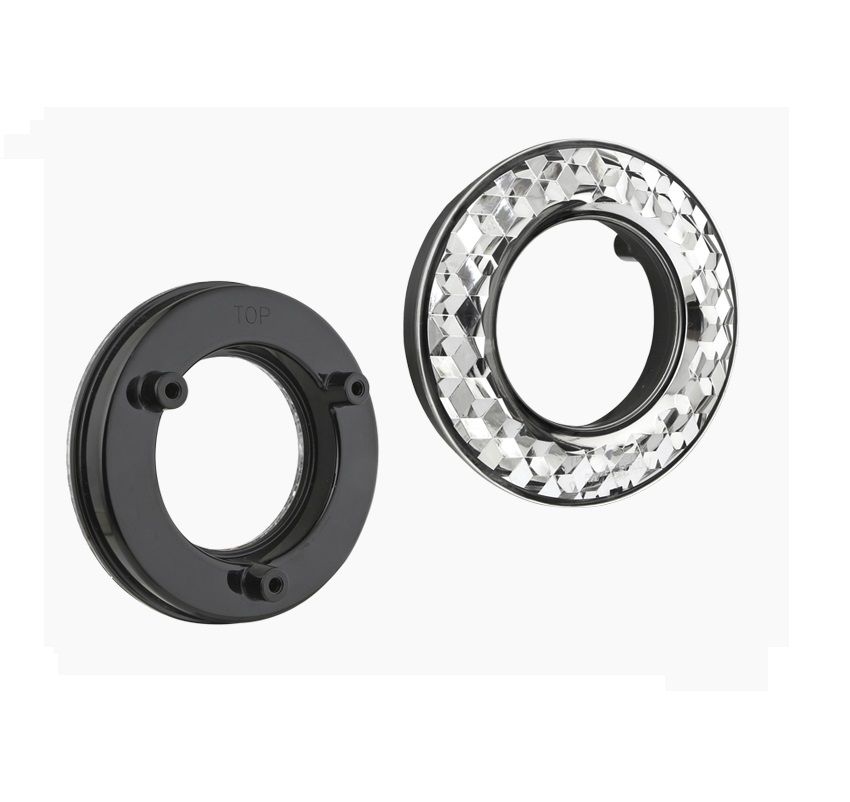 Pierścień ozdobny ryflowany fi98 biały LA3.23929 Wesem