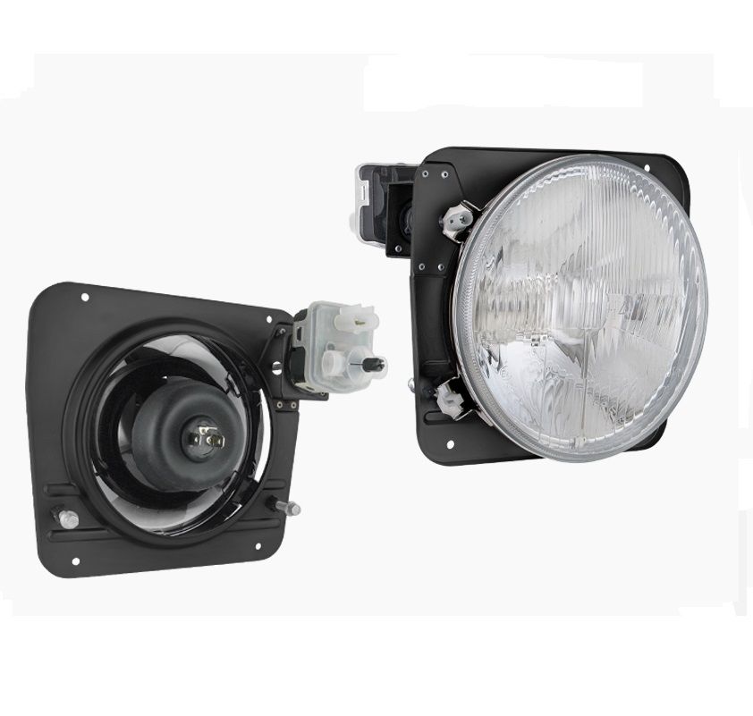 Reflektor przedni Lublin 3Mi typu H4 z elektrokorektorem RE.03514 Wesem