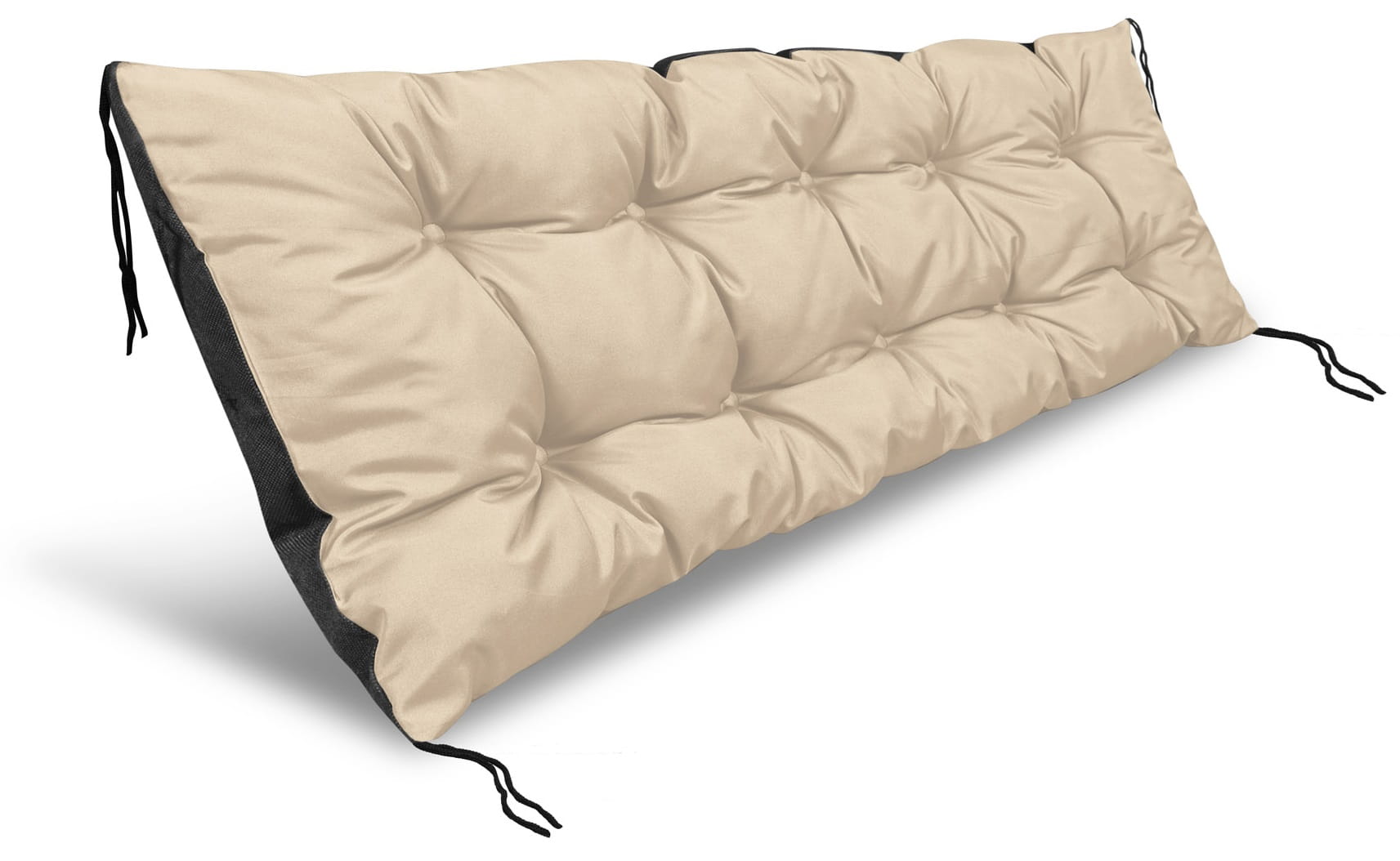 Poduszka ogrodowa 120x40 cm na ławkę palety wodoodporna beżowa