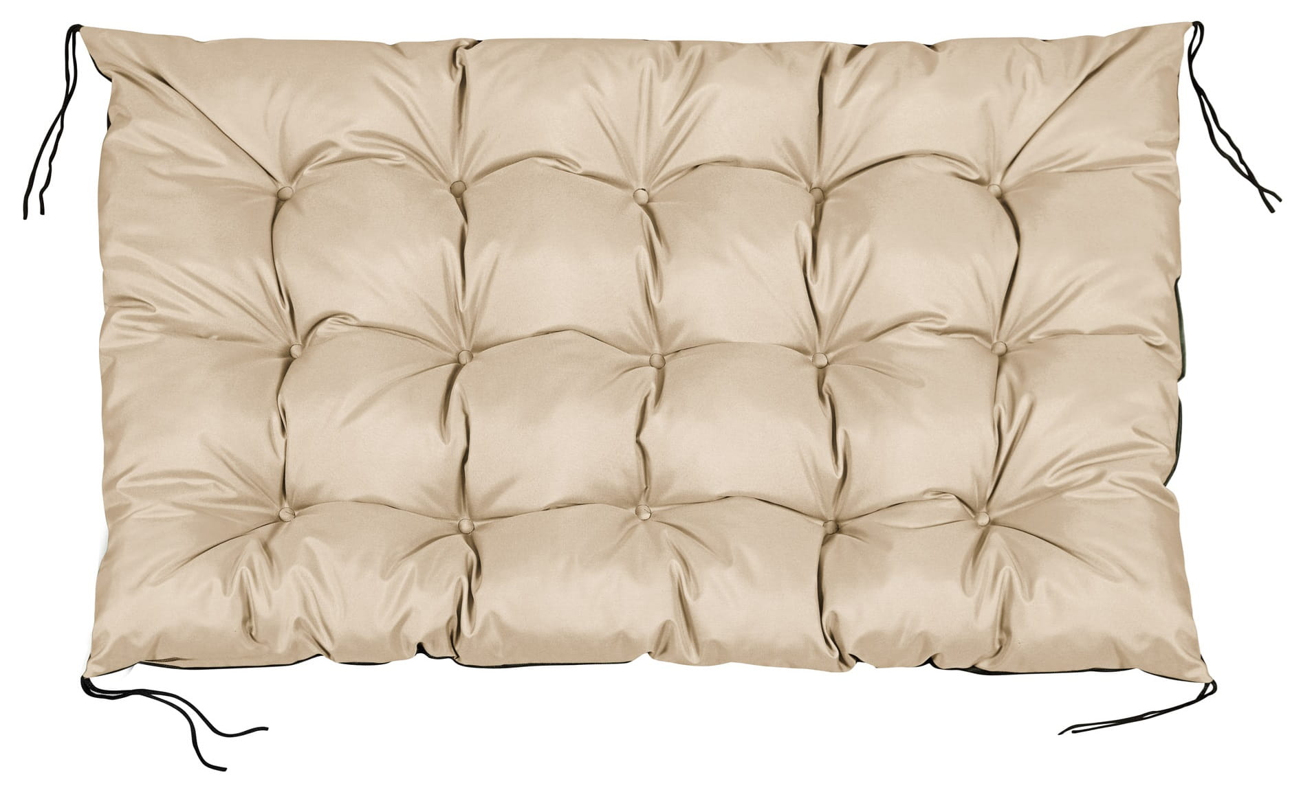 Poduszka ogrodowa 120x80 cm na ławkę palety wodoodporna beżowa