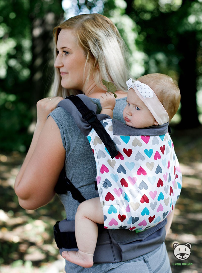 Nosidełko regulowane Grow Up: Magic Hearts