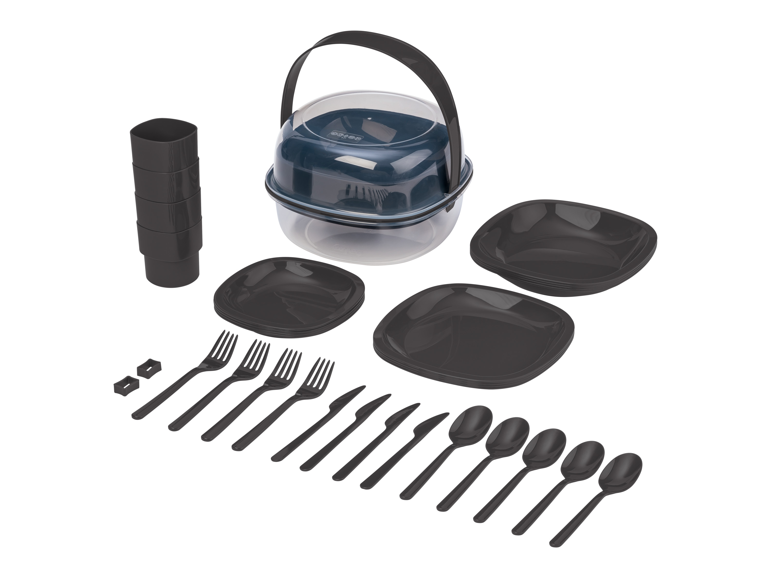 Crivit Zestaw piknikowy, 32 elementy