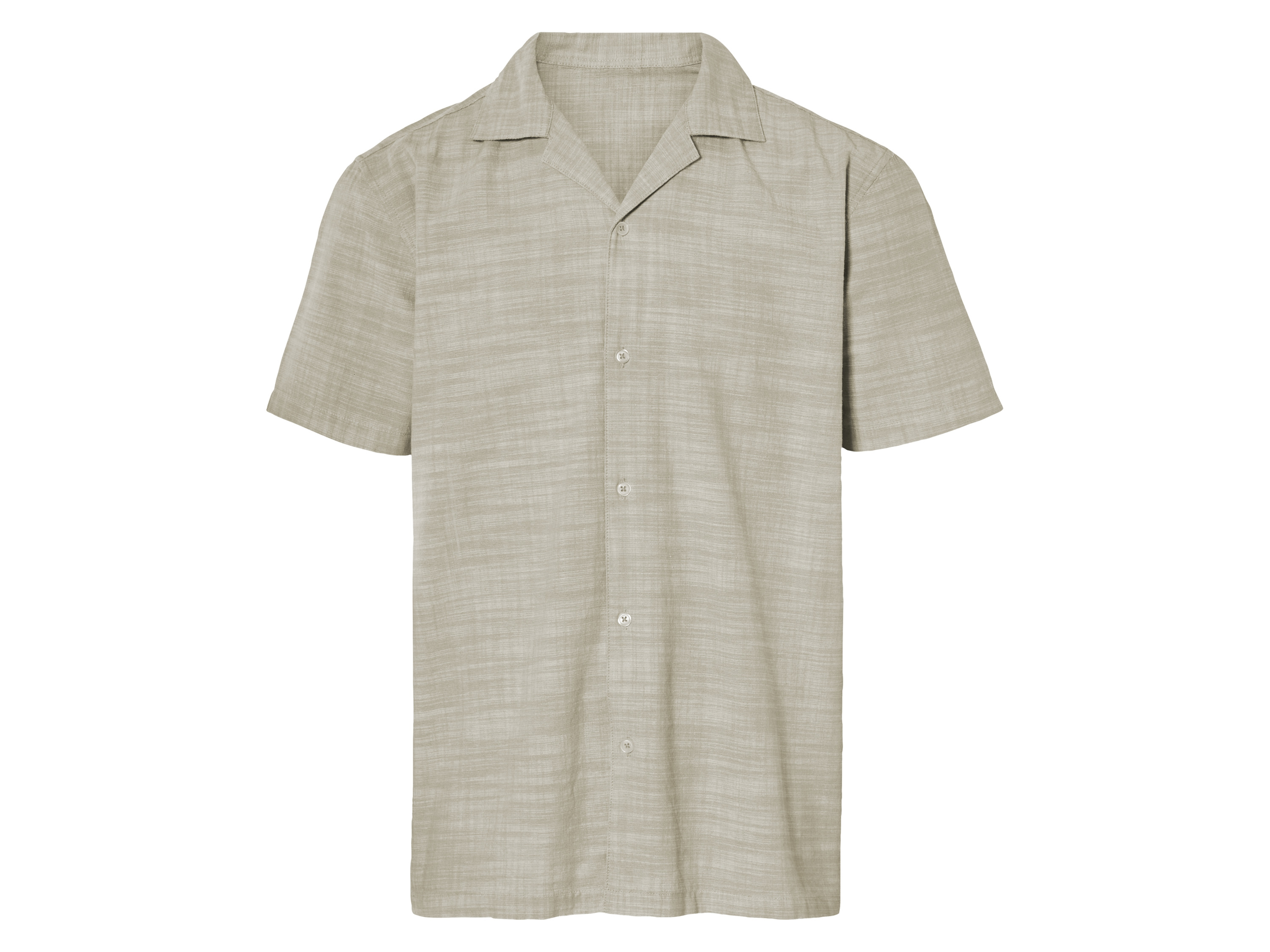 Livergy Koszula męska z bawełny Beżowy, XL 43/44