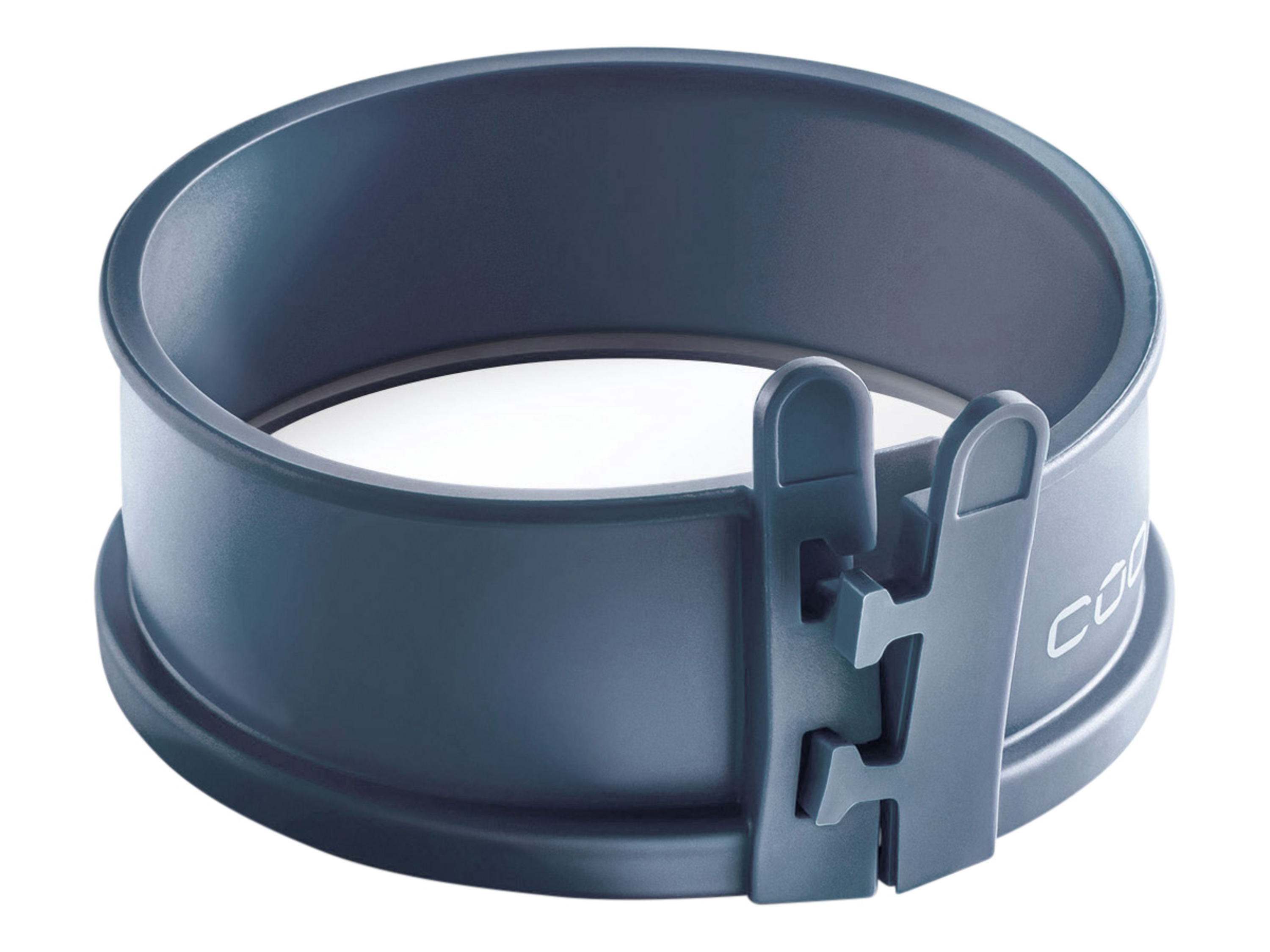 Coox Mała tortownica ze szklanym spodem, Ø 12 cm Szaroniebieski