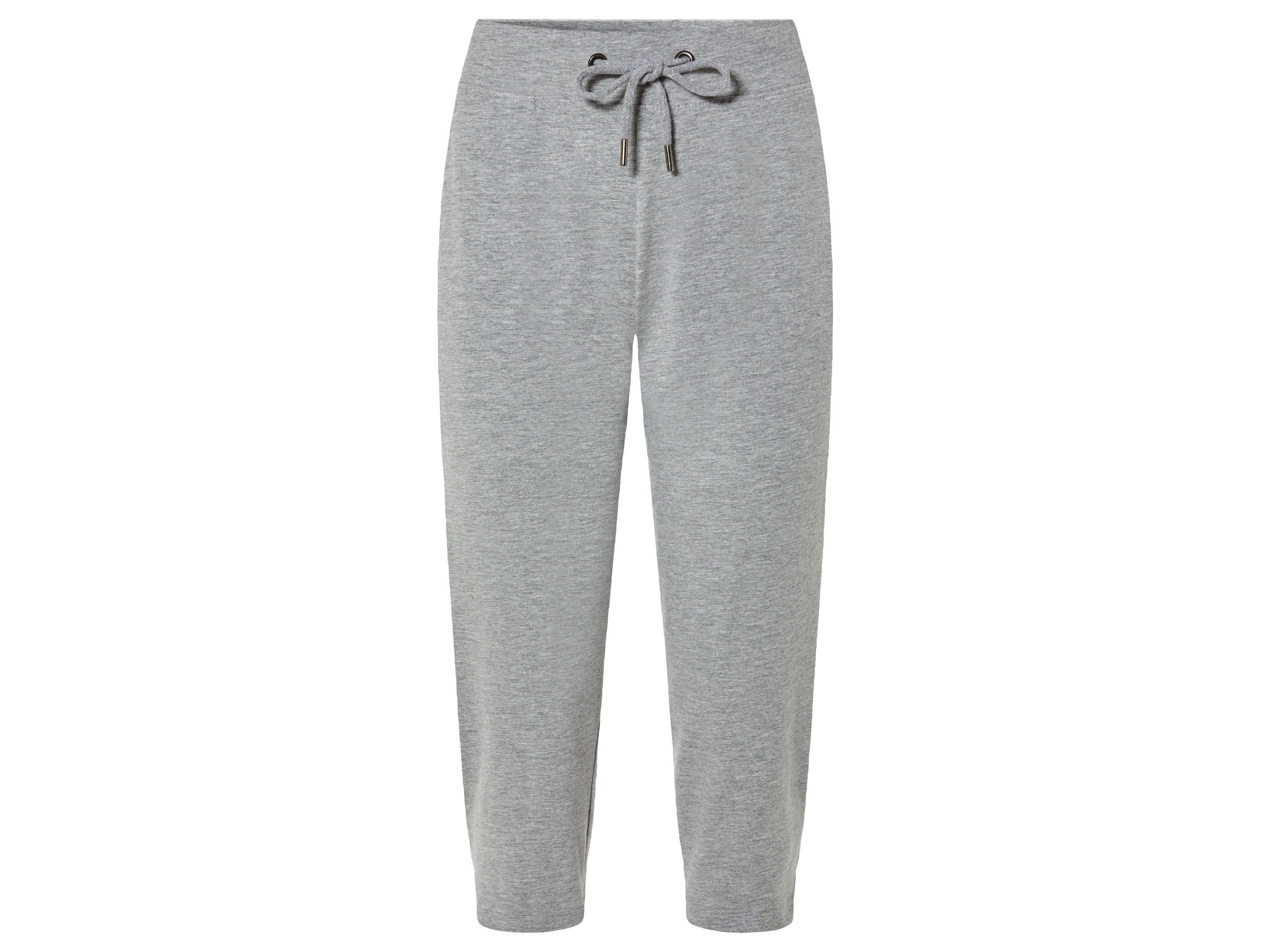 esmara Spodnie 3/4 damskie z bawełną Szary, XS 32/34