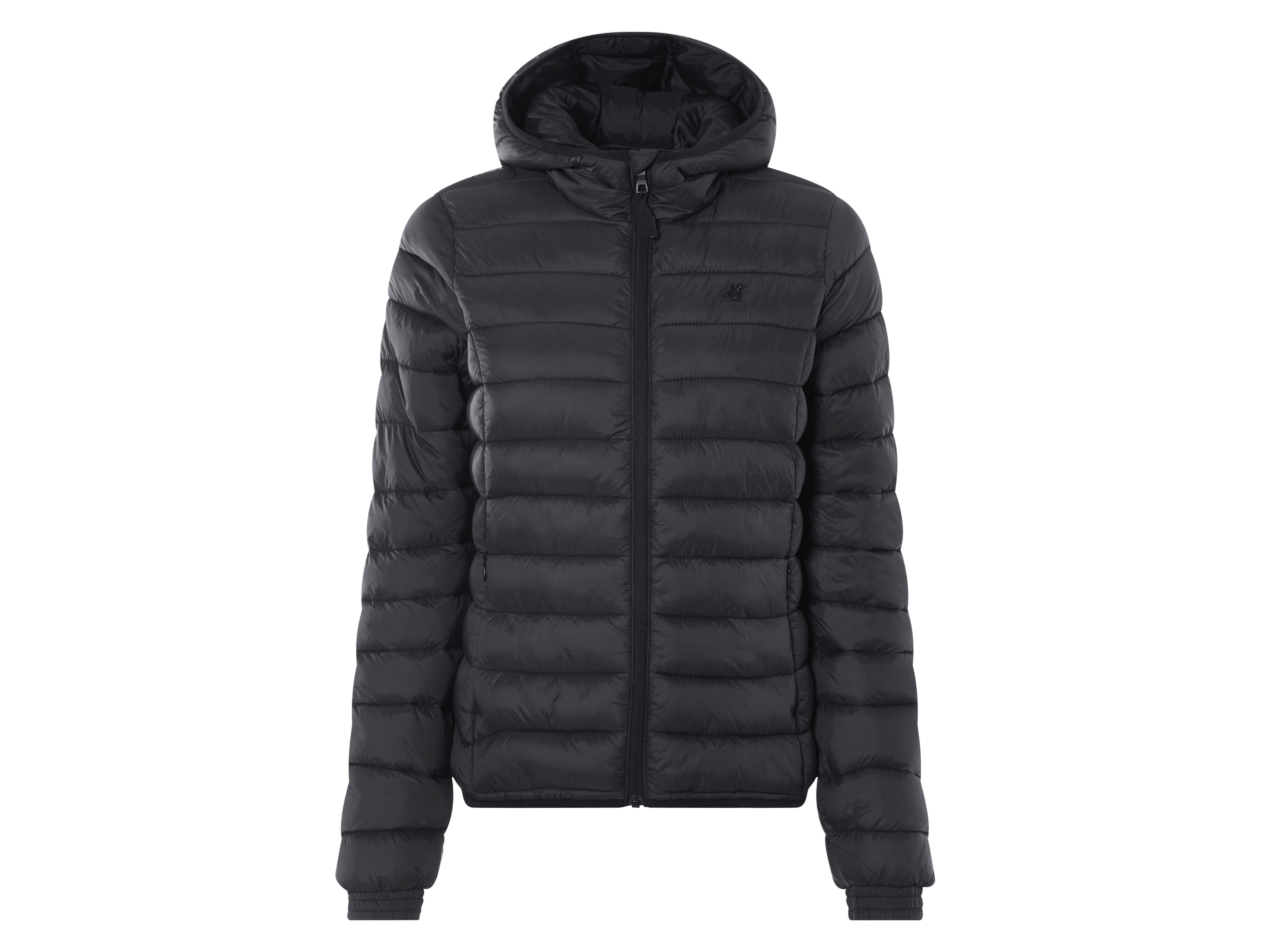 esmara Kurtka pikowana damska, wodoodporna Czarny, XS 32/34