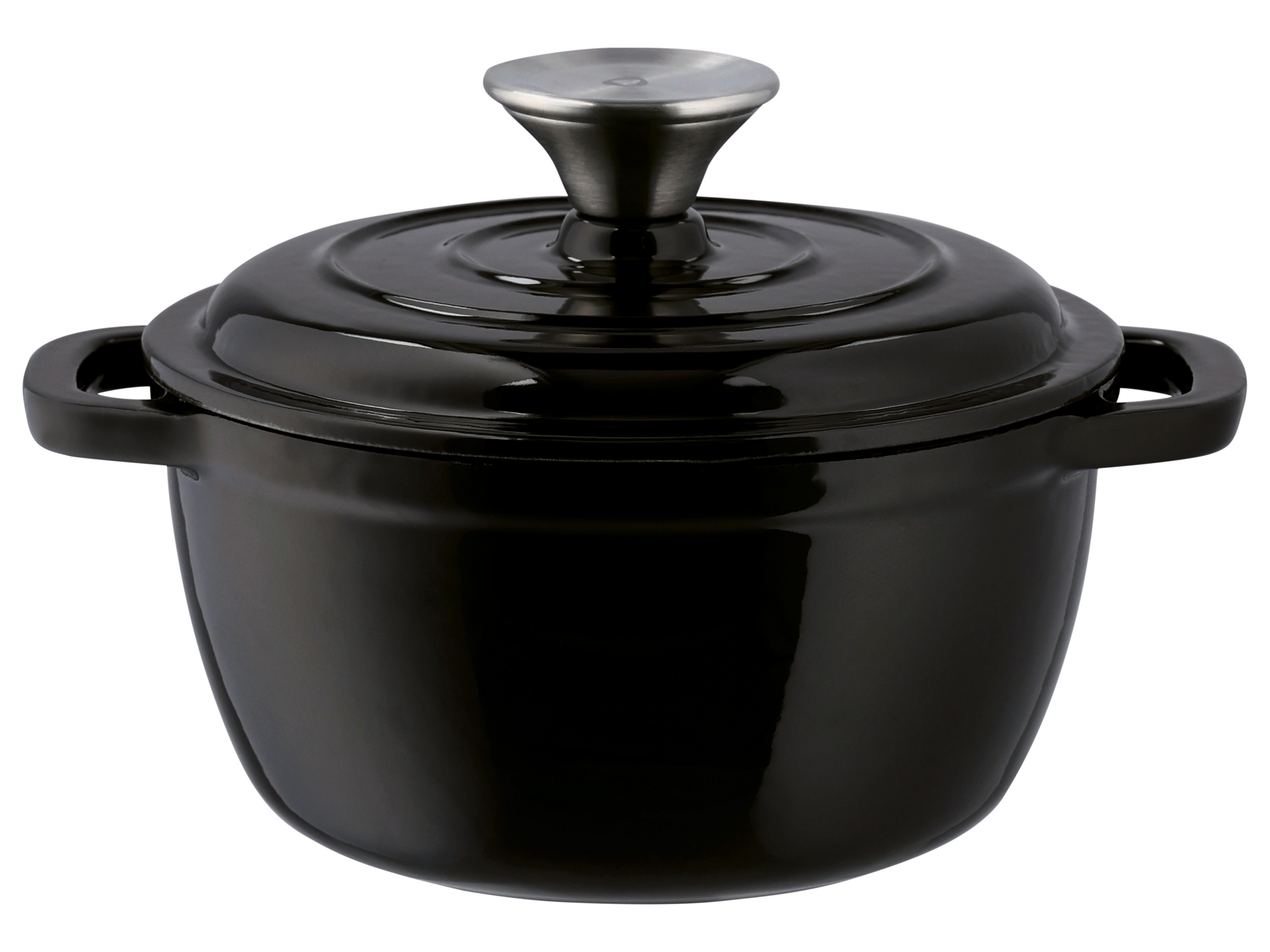 Silvercrest Garnek żeliwny, 16 cm Czarny