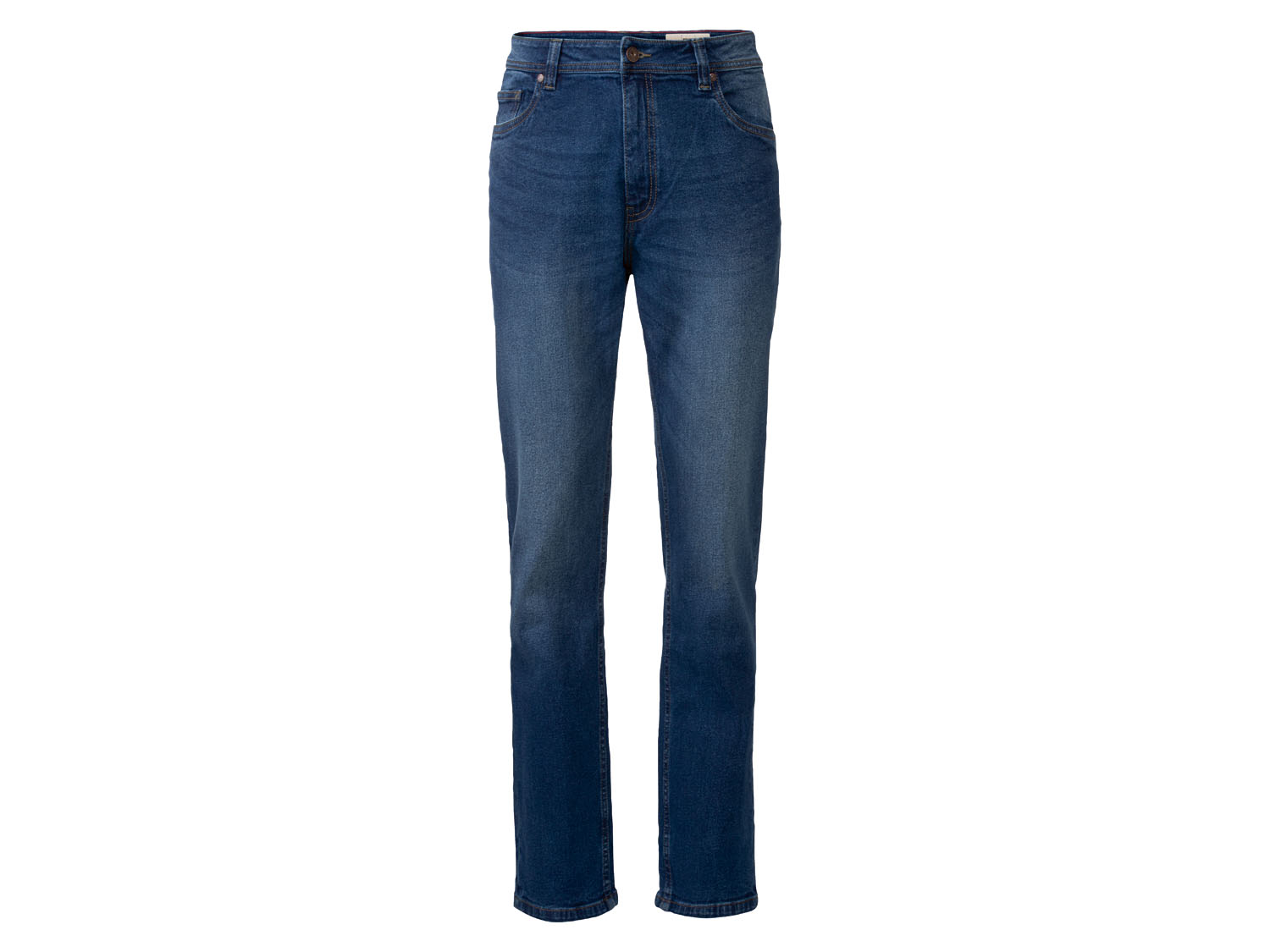 Livergy Jeansy męskie straight fit, z bawełną Niebieski, 46 30/32