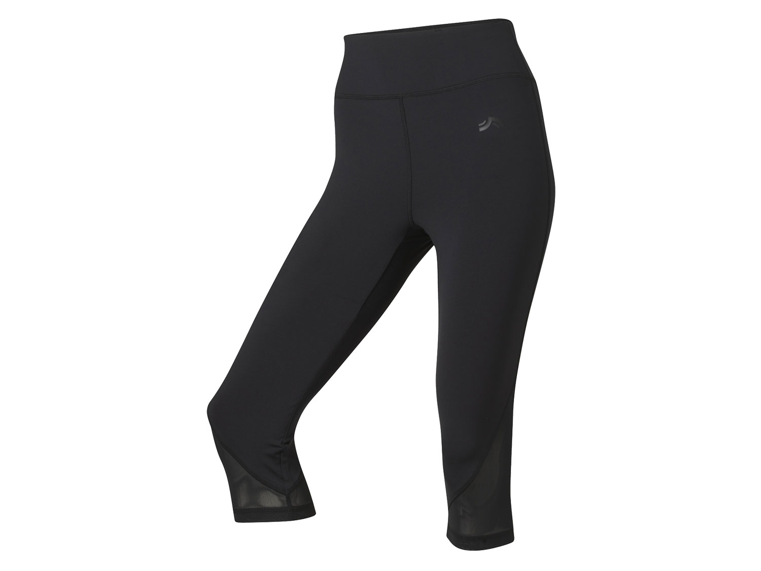 Crivit Legginsy sportowe damskie 3/4 S 36/38, Czarny