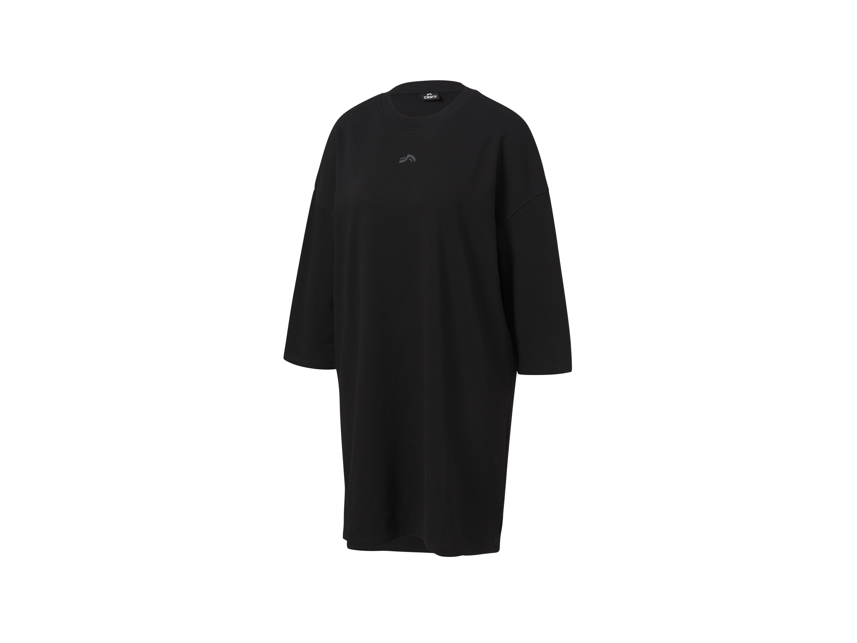 Crivit Sukienka dresowa damska z technologią HeiQ Mint Czarny, S36/38