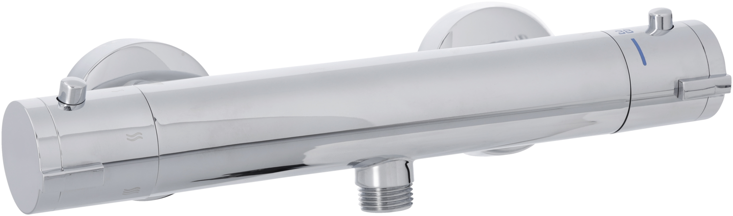 Livarno Armatura prysznicowa lub wannowa z termostatem Bateria prysznicowa chrom