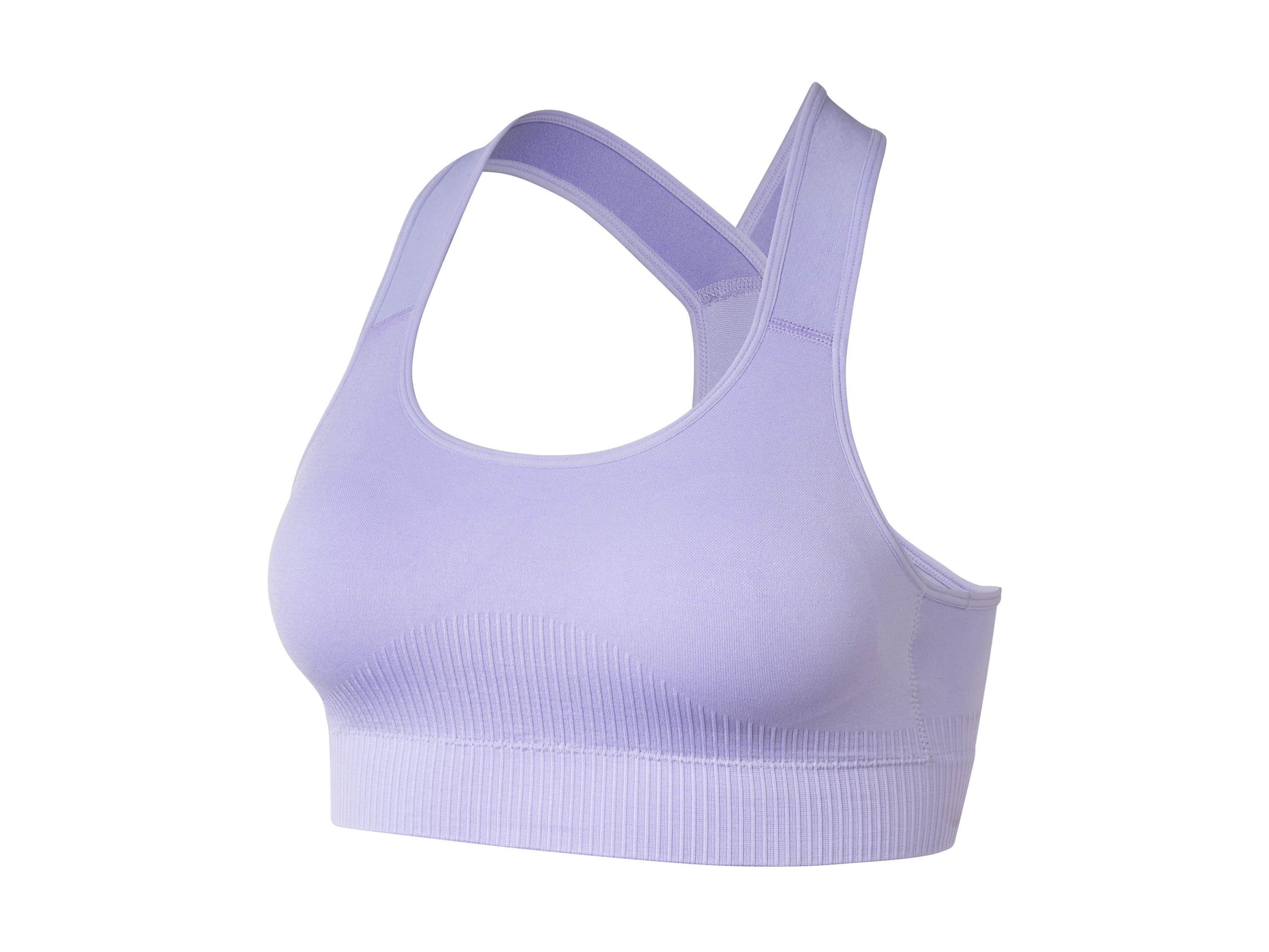 Crivit Biustonosz sportowy bezszwowy Xl48/50, Fioletowy