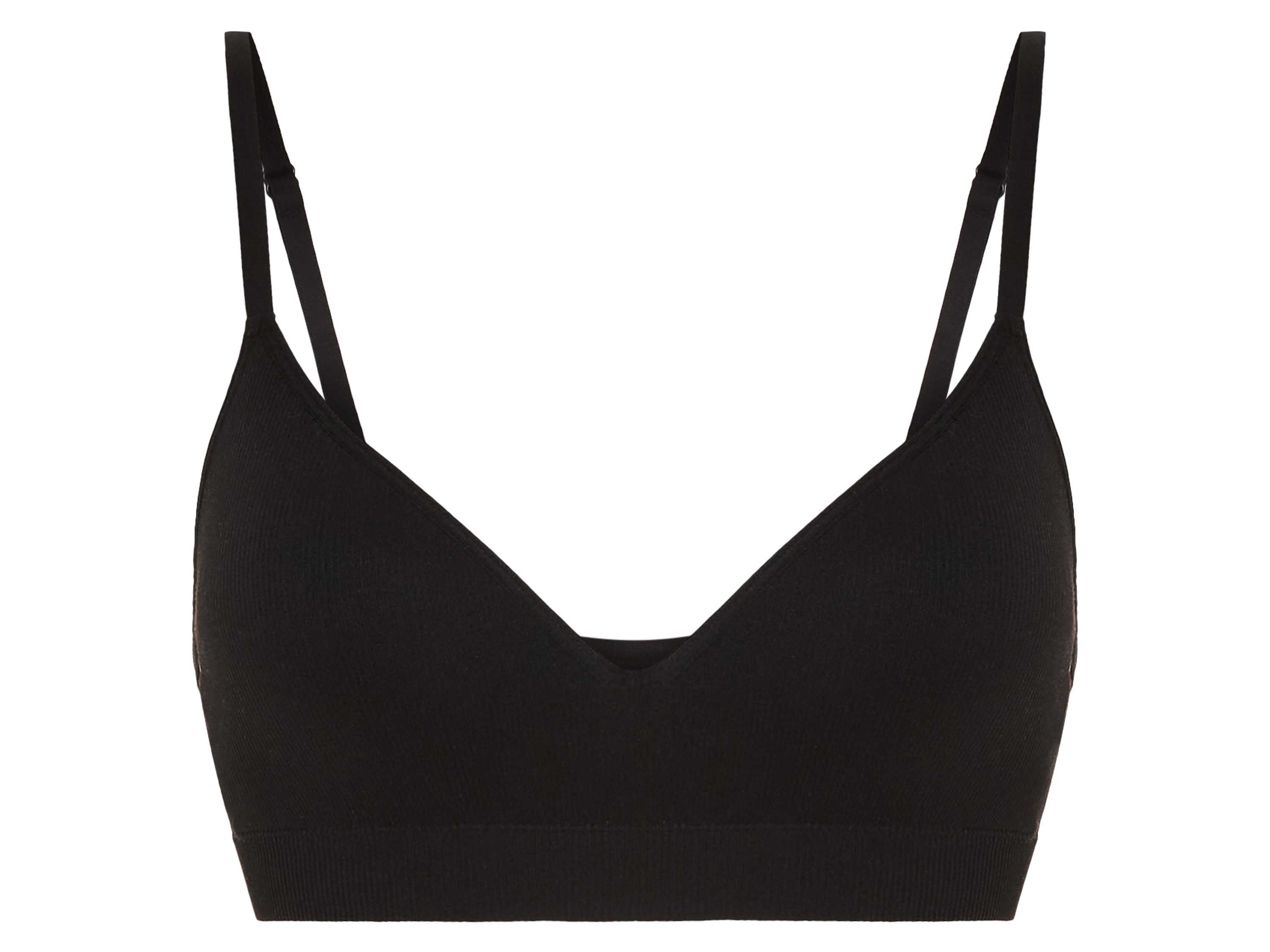 esmara Biustonosz damski soft bezszwowy Czarny, 75B