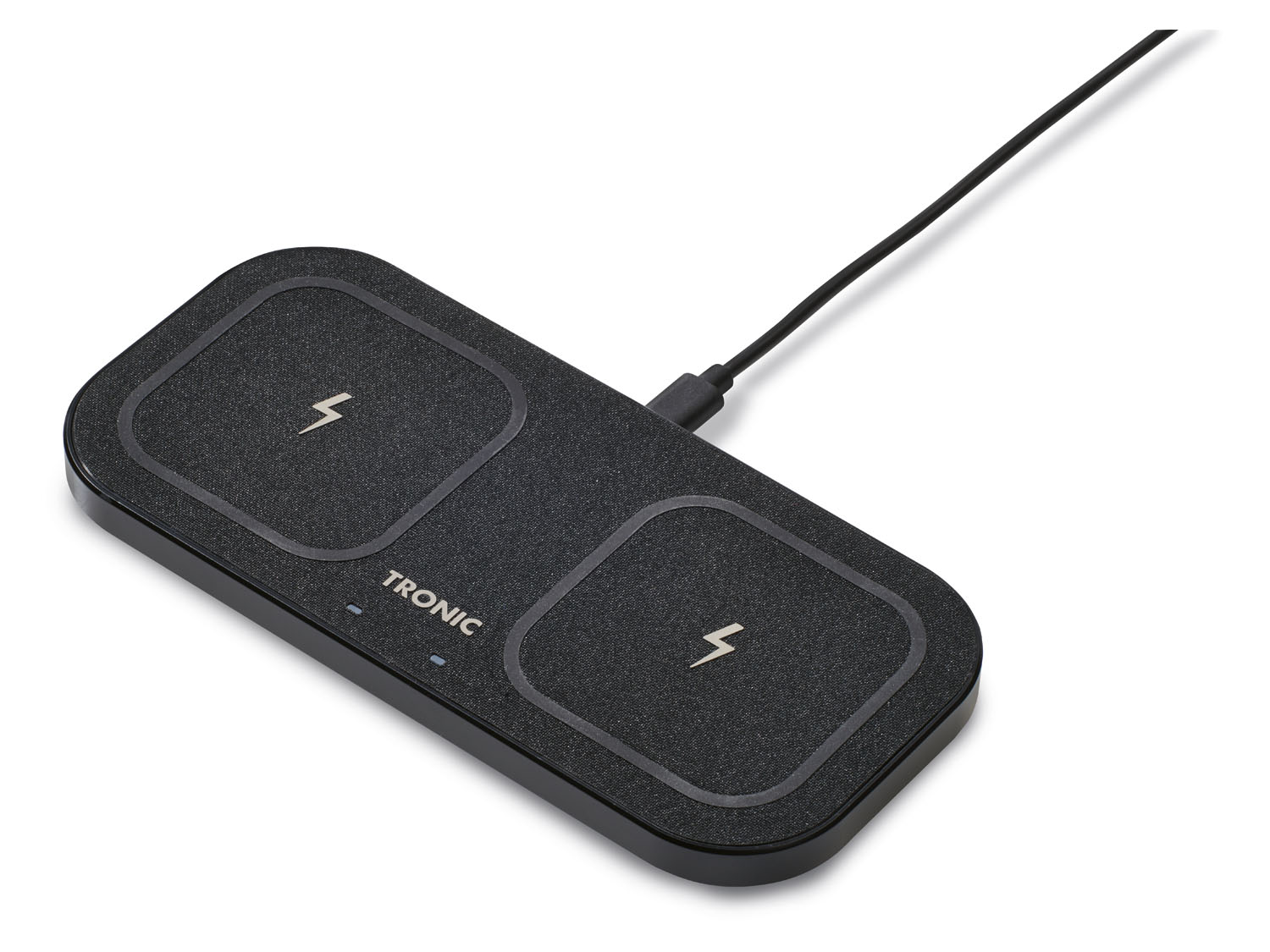 Tronic Ładowarka indukcyjna Qi, podwójna Czarny