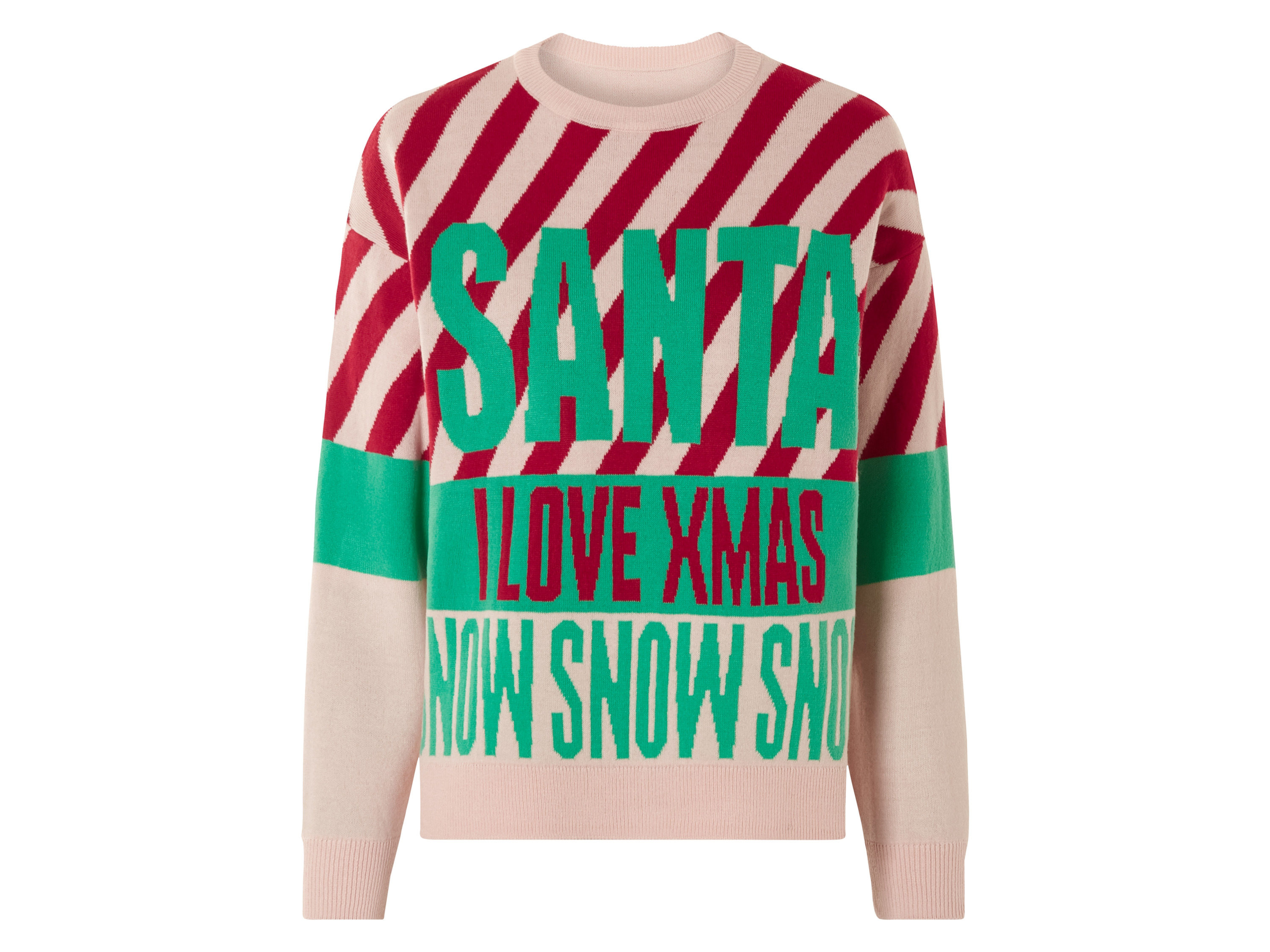 esmara Sweter świąteczny damski XS 32-34, Różowy