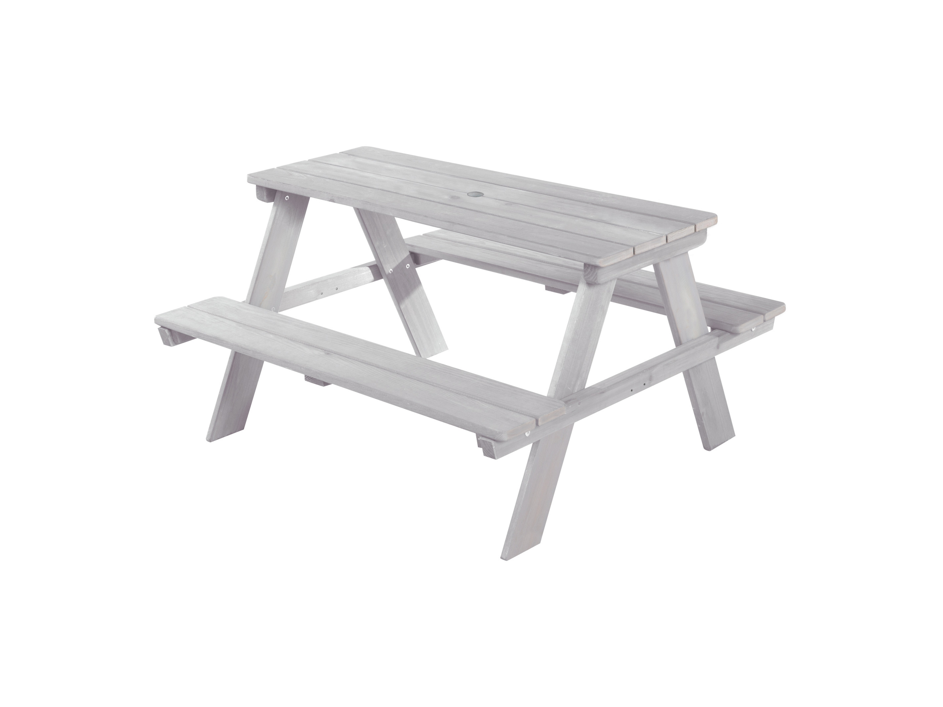 roba Zewnętrzny zestaw mebli dziecięcych Bez tacek do zabawy, Szary