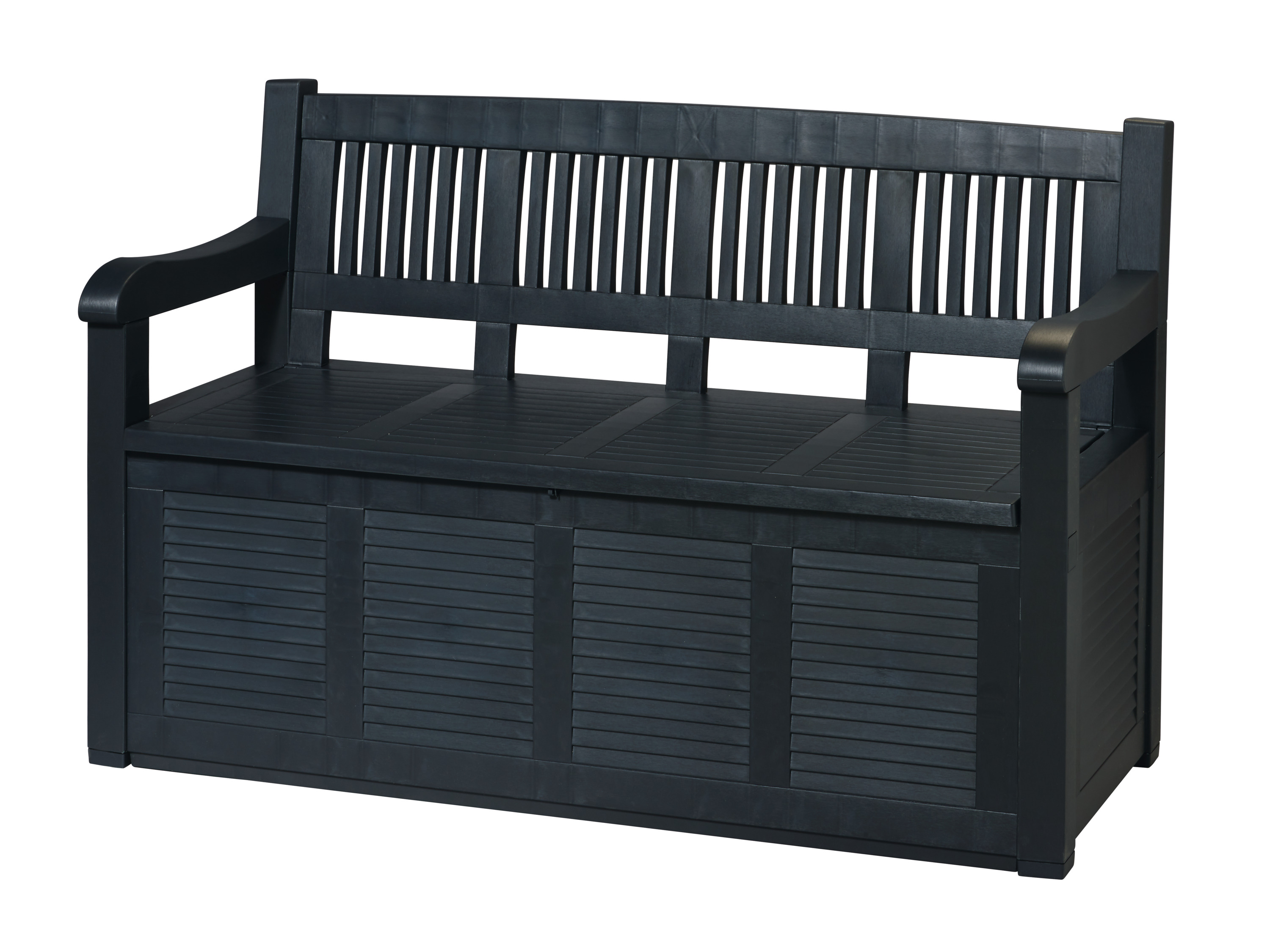 Livarno home Ławka ogrodowa, 130 x 60 x 85 cm, antracyt