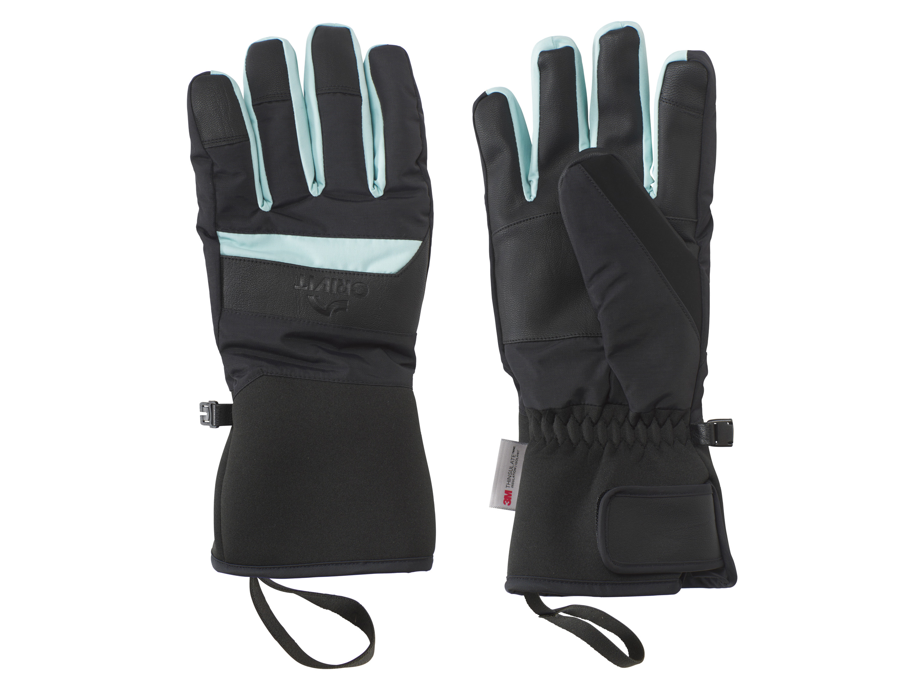 Crivit Rękawice narciarskie damskie lub męskie Niebieski, 7,5