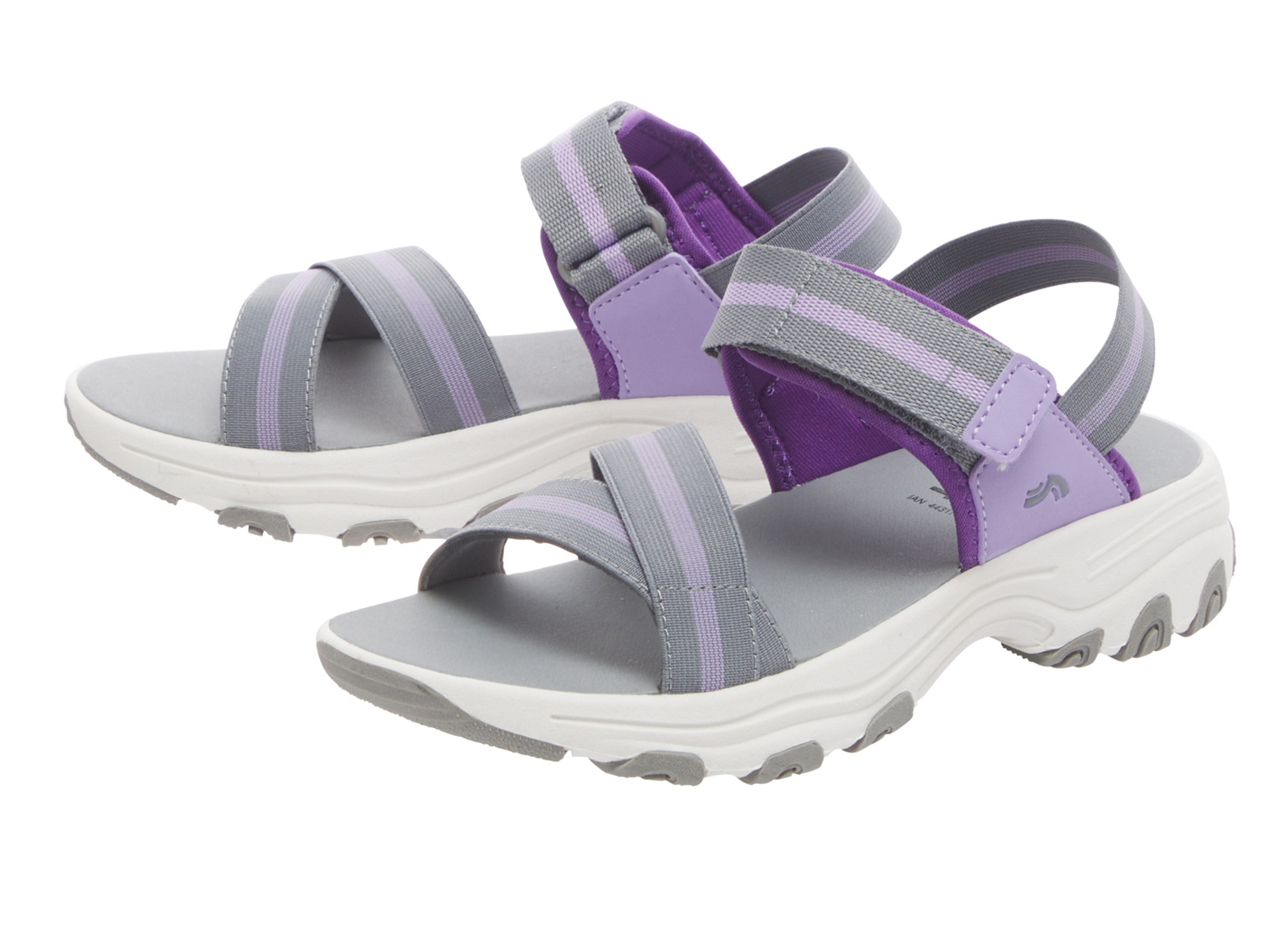 Crivit Sandały trekkingowe damskie, wytrzymałe i lekkie Fioletowy/szary, 38