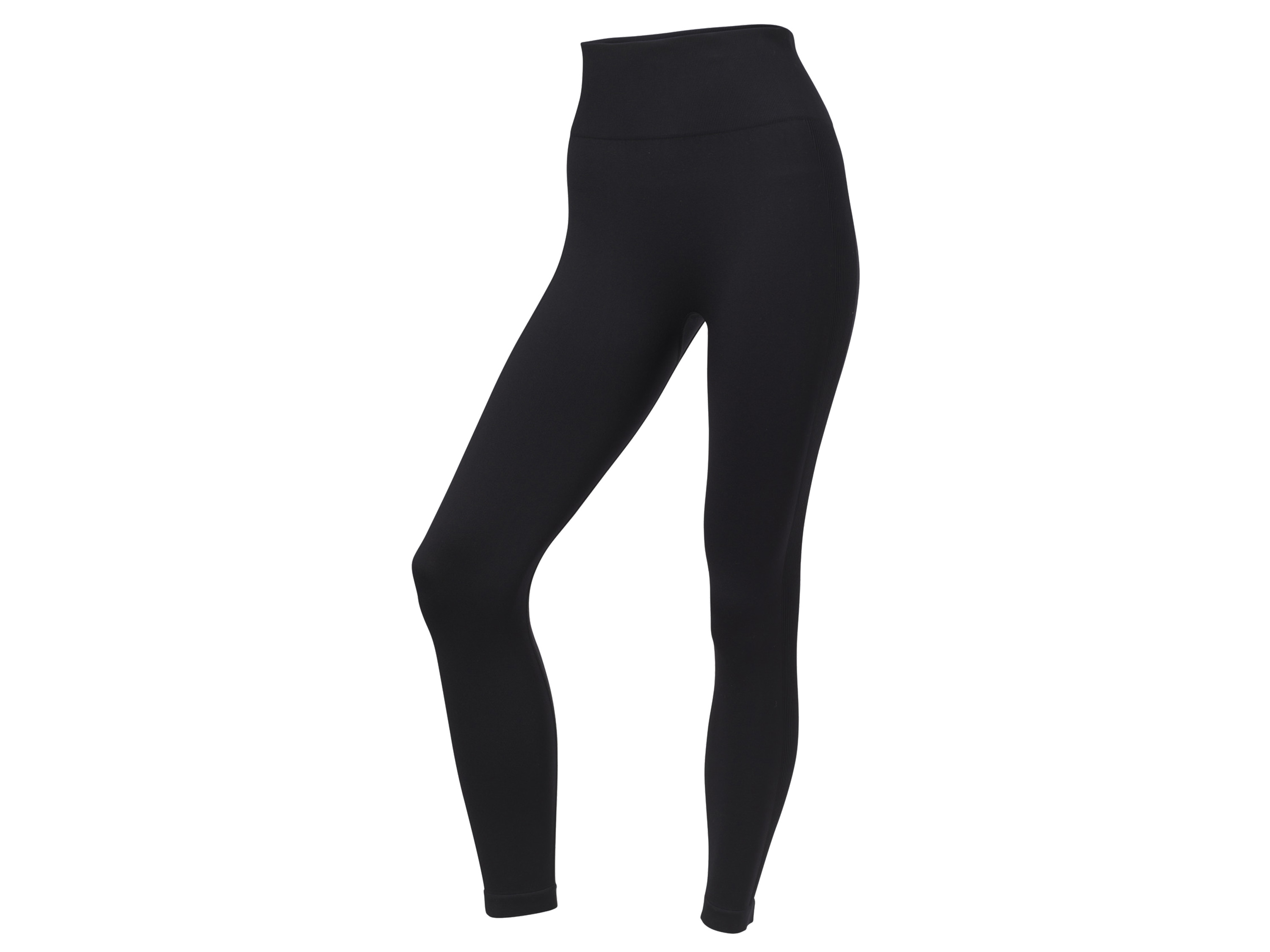 Crivit Legginsy funkcyjne damskie z wysokim stanem, z efektem push-up Czarny, XS 32/34