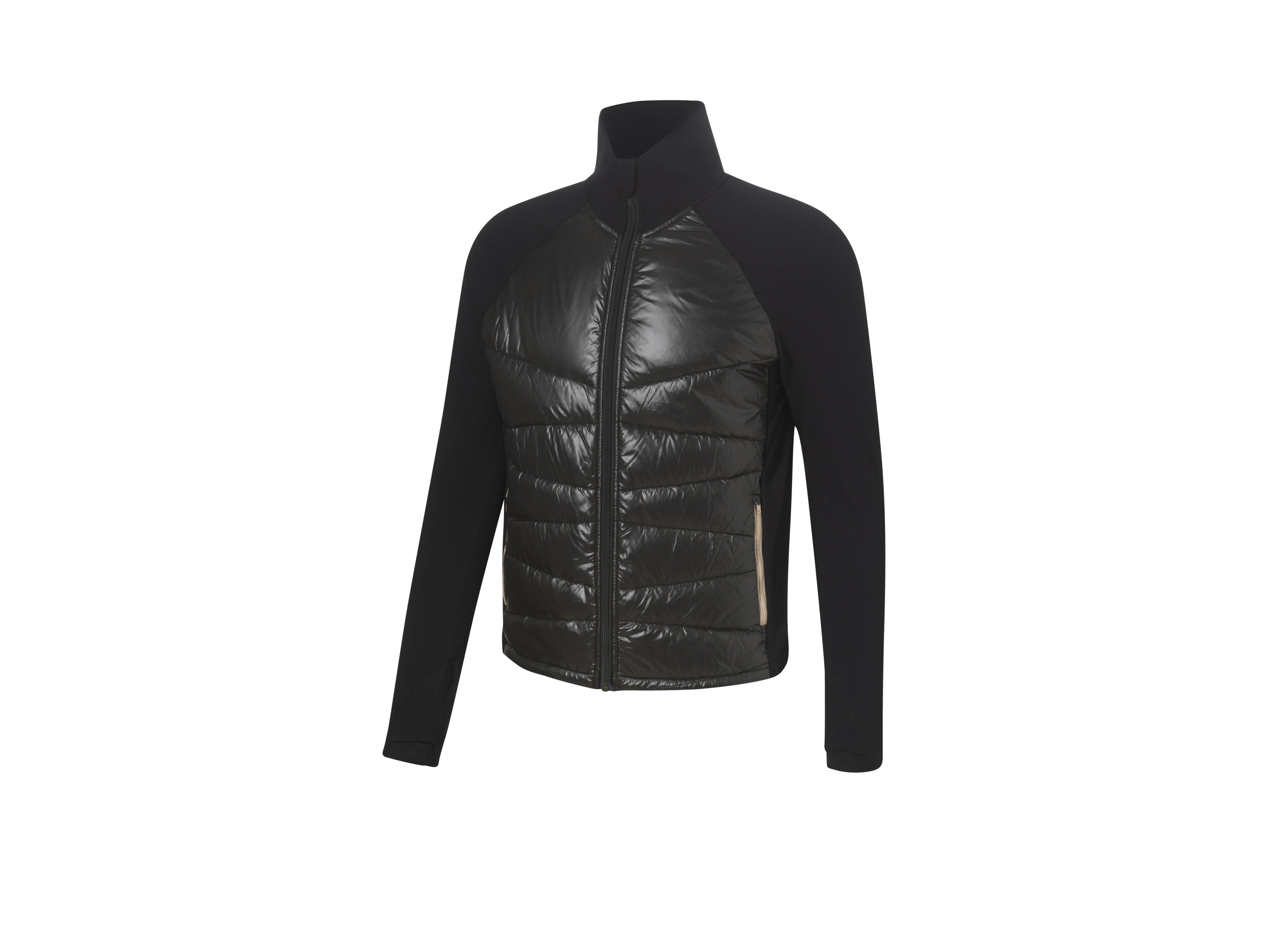 Crivit Bluza męska pod kurtkę narciarską Czarny, S44/46