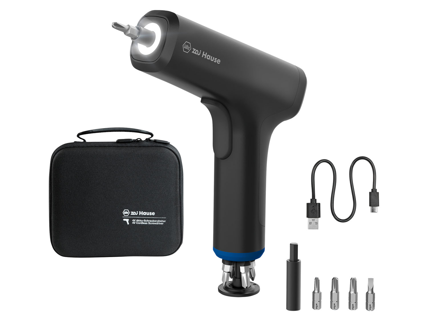 Wiha Wkrętarka akumulatorowa 4V »zai Hause«, z 4 bitami