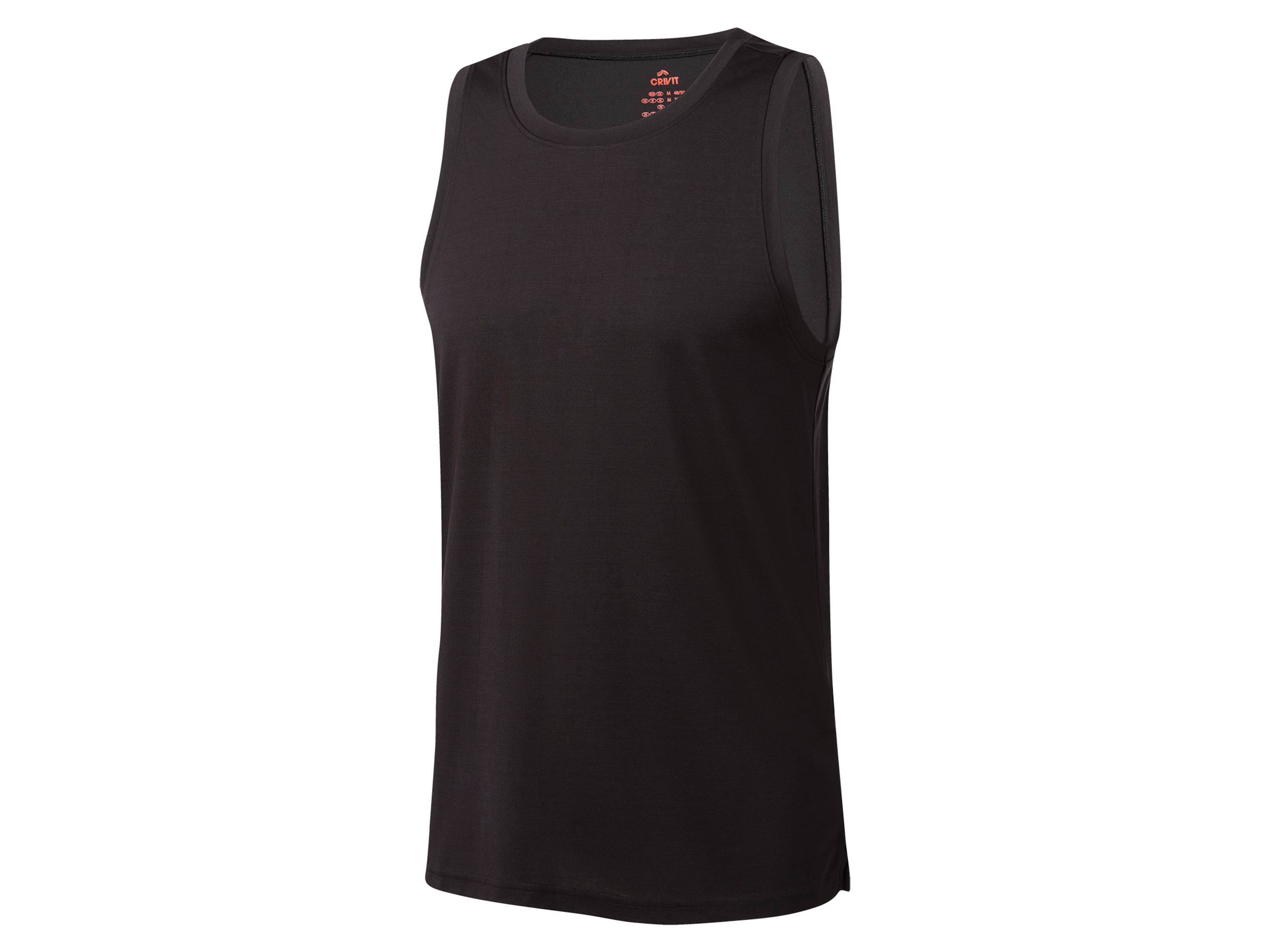 Crivit Top funkcyjny męski M 48/50, Czarny