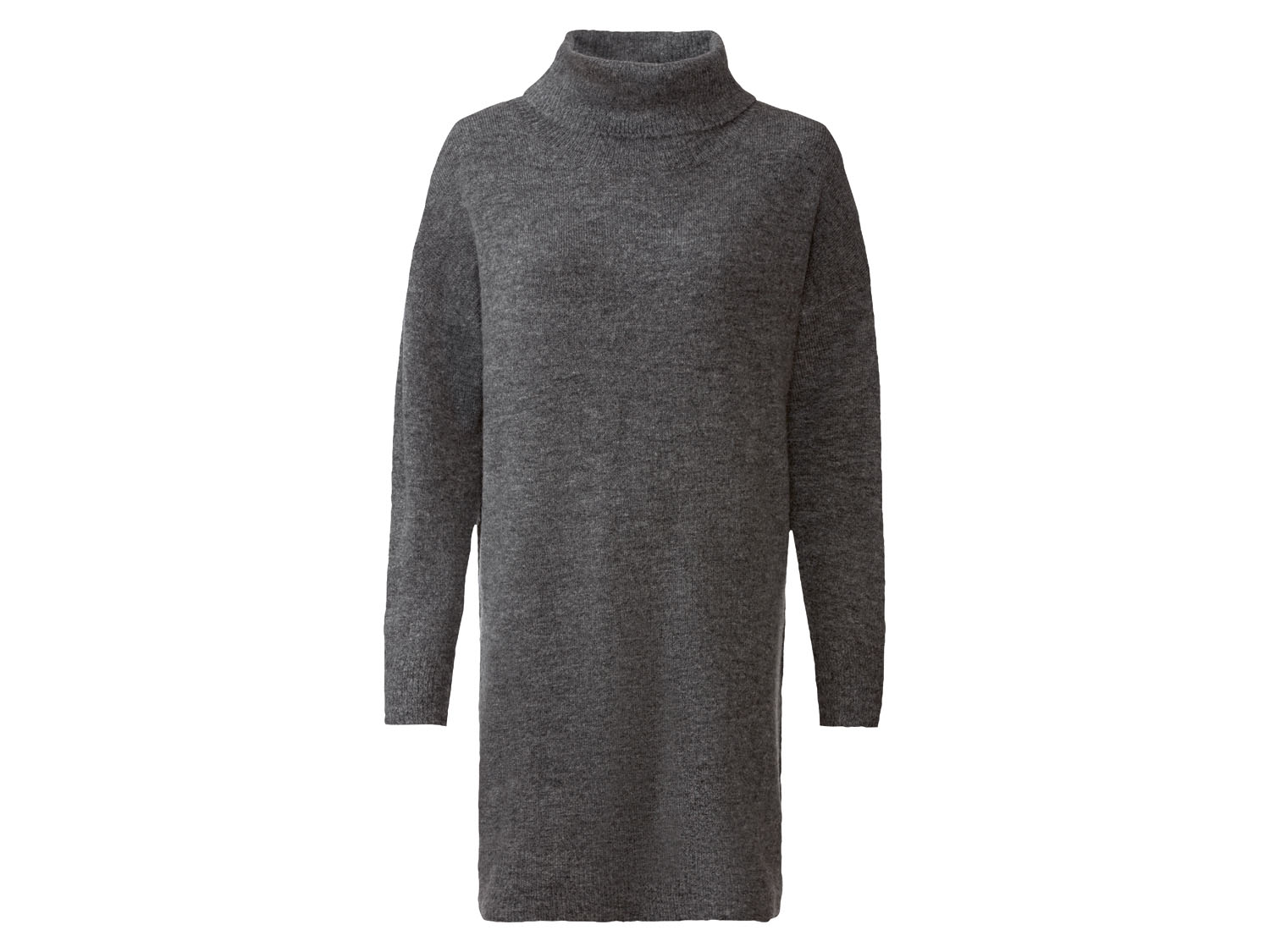 esmara Sukienka oversize z dzianiny o grubym splocie damska XS 32/34, Ciemnoszary