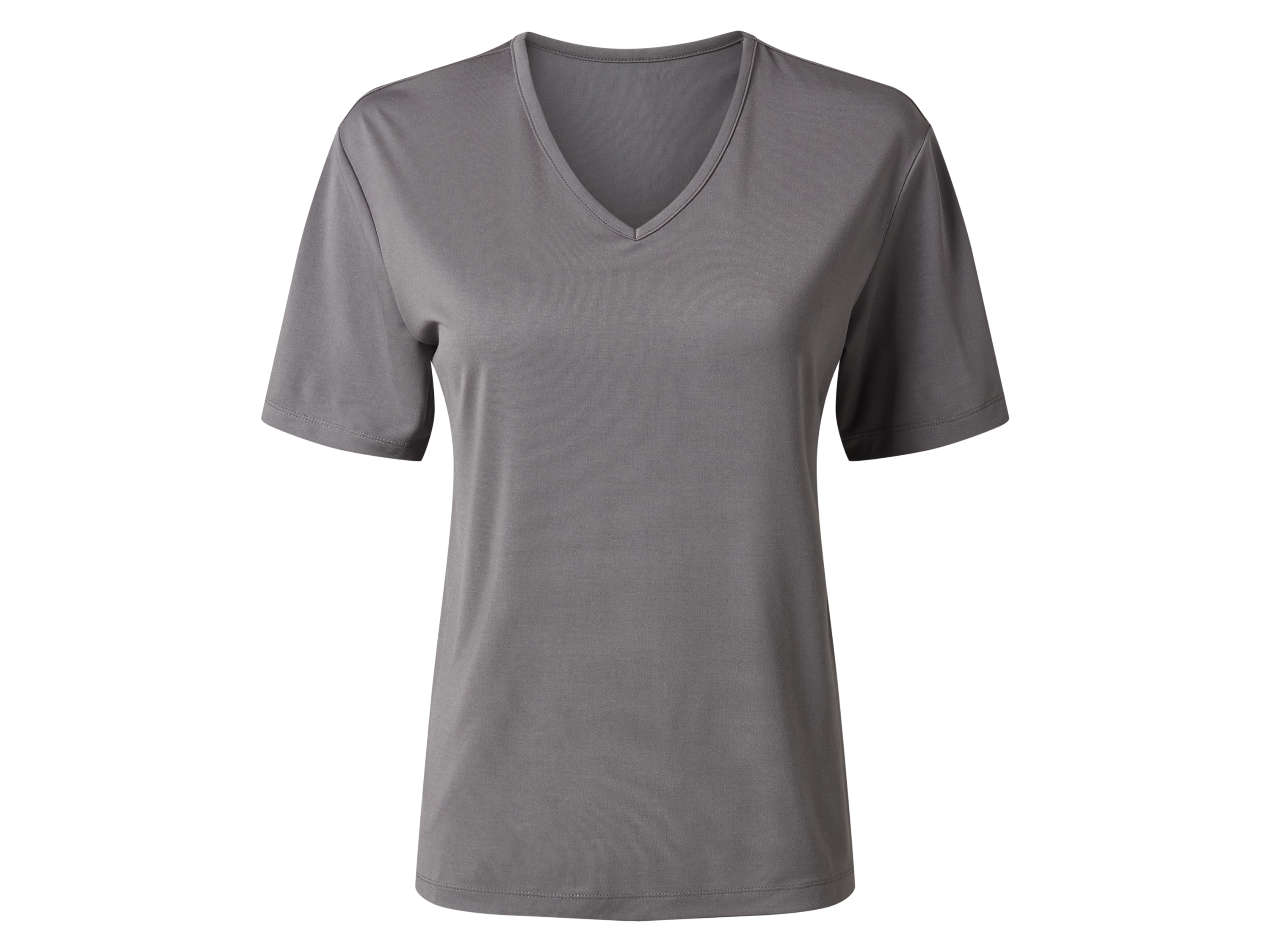 esmara T-shirt damski z modalem Szary, XS 32/34