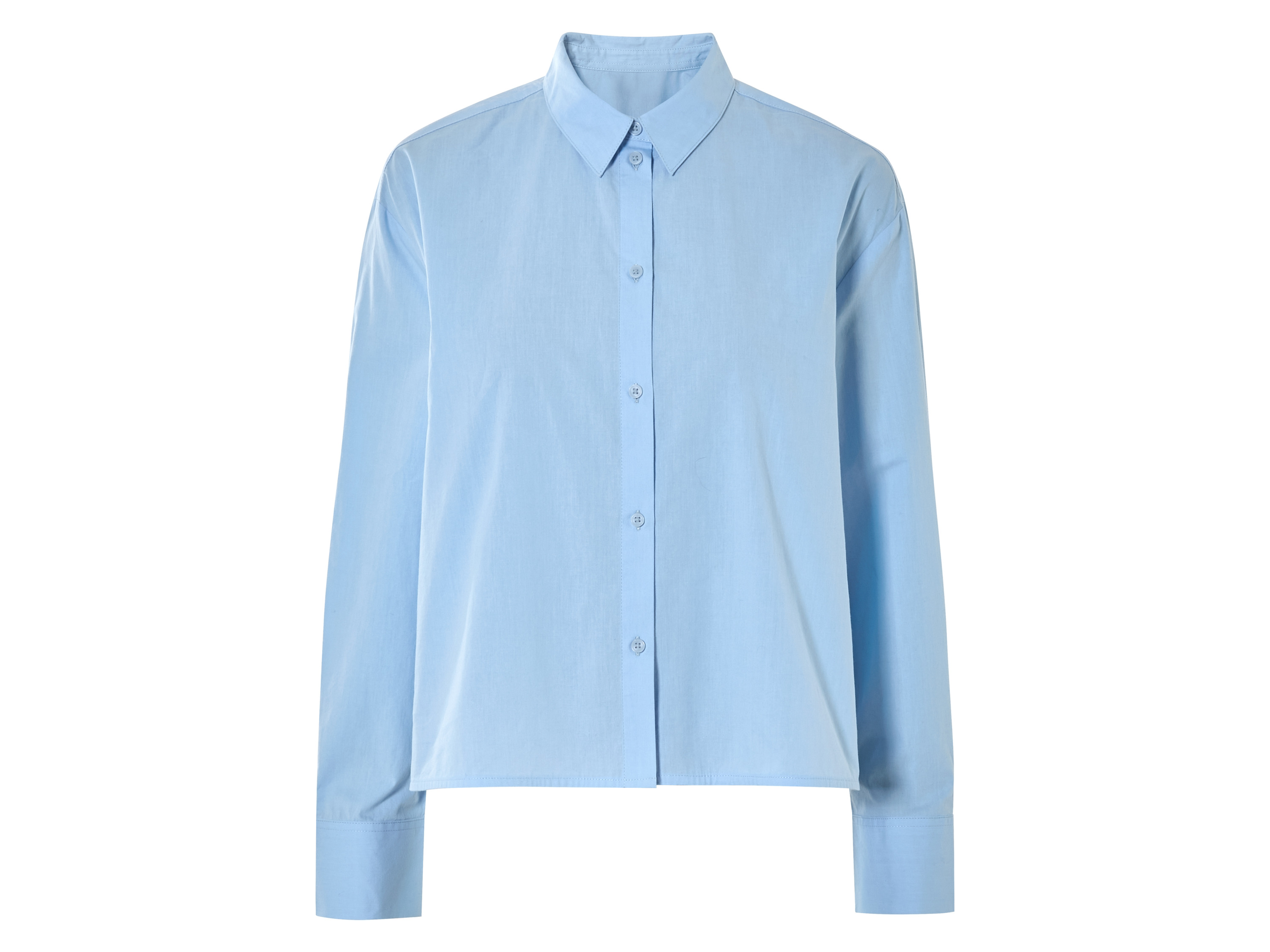 esmara Koszula damska z bawełny Niebieski, XS 32/34