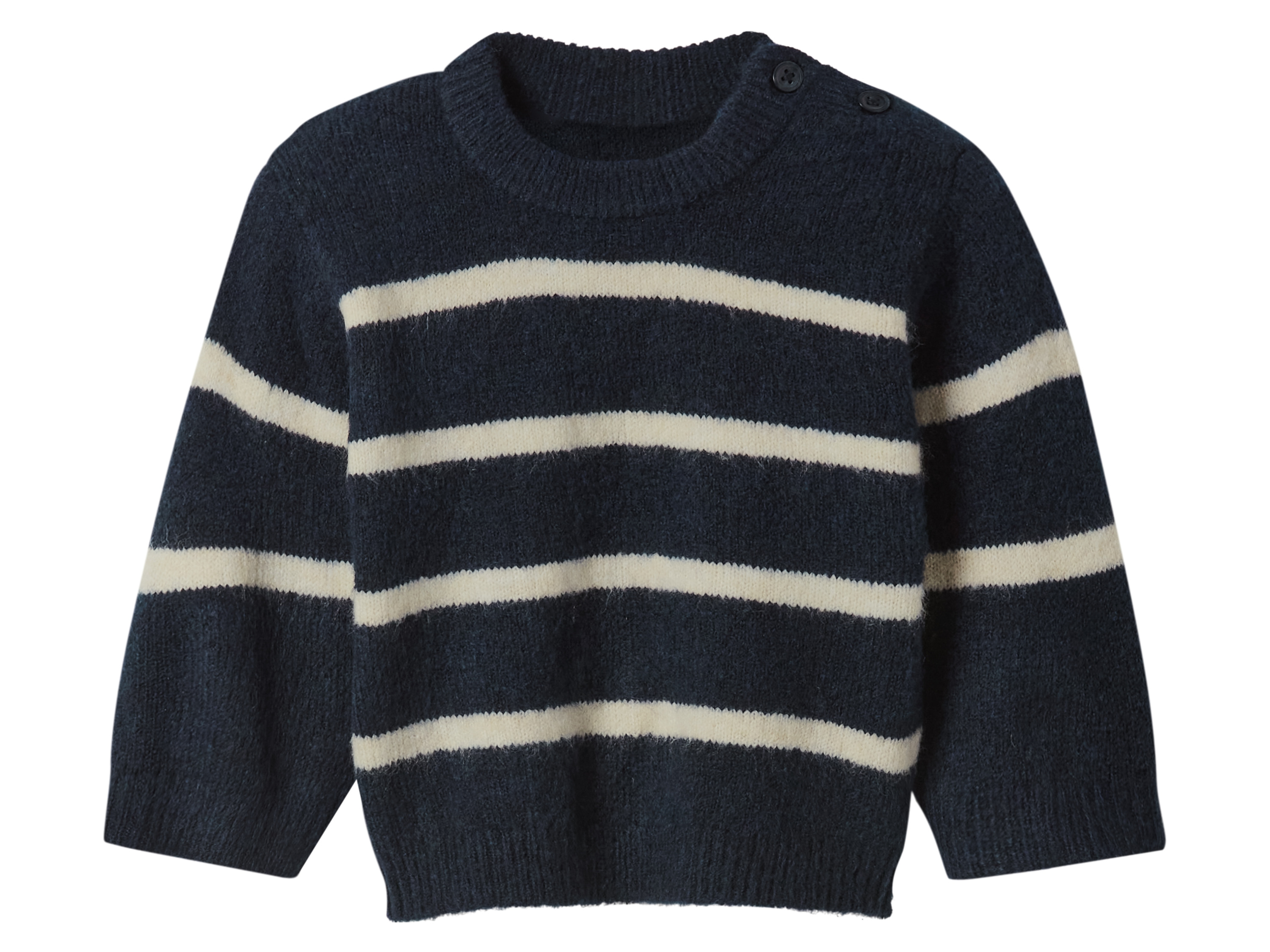 lupilu Sweter dziecięcy z dzianiny Granatowy, 86/92