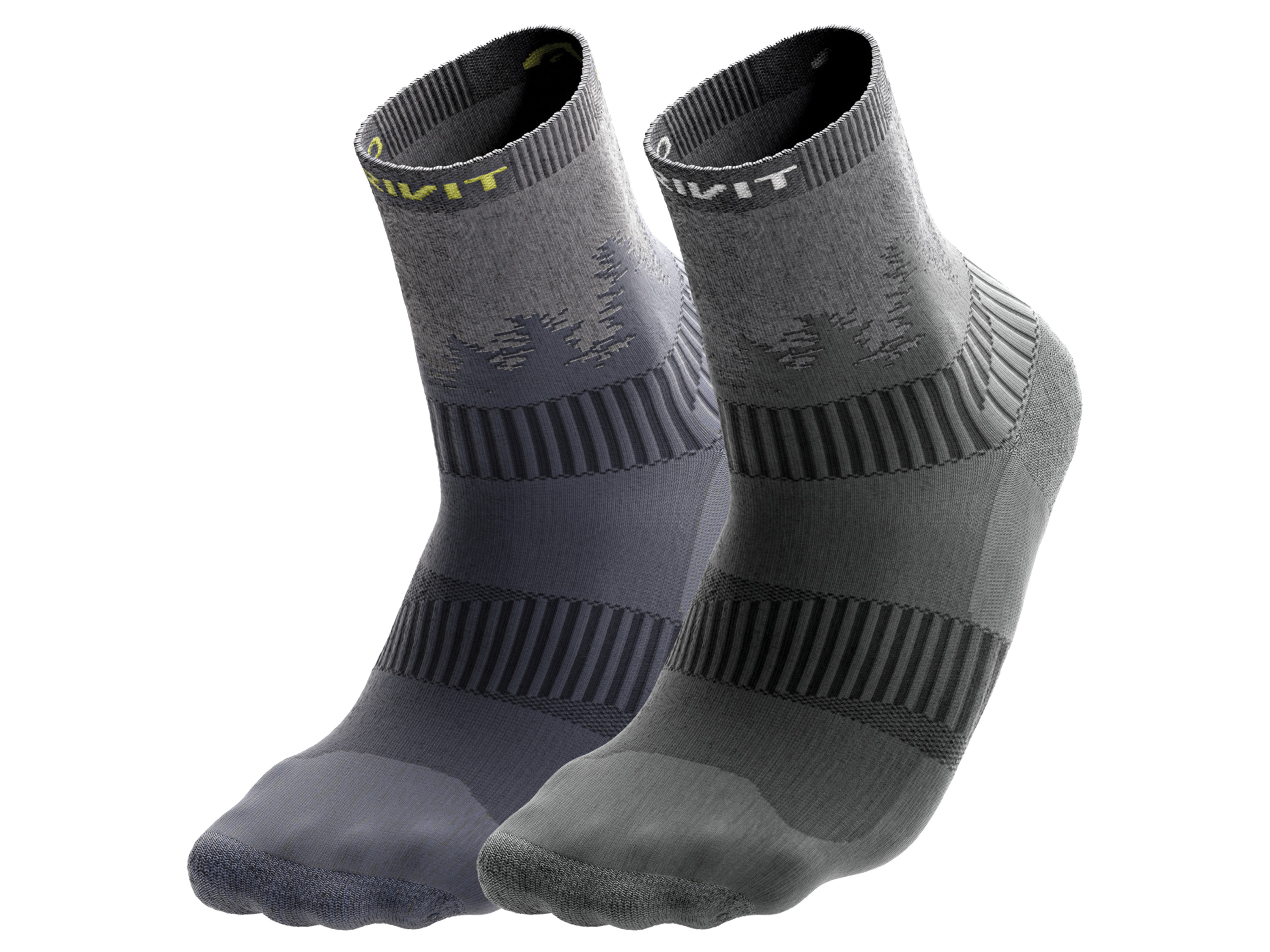 Crivit Skarpetki sportowe damskie lub męskie, 2 pary Granatowy/szary, 45/46