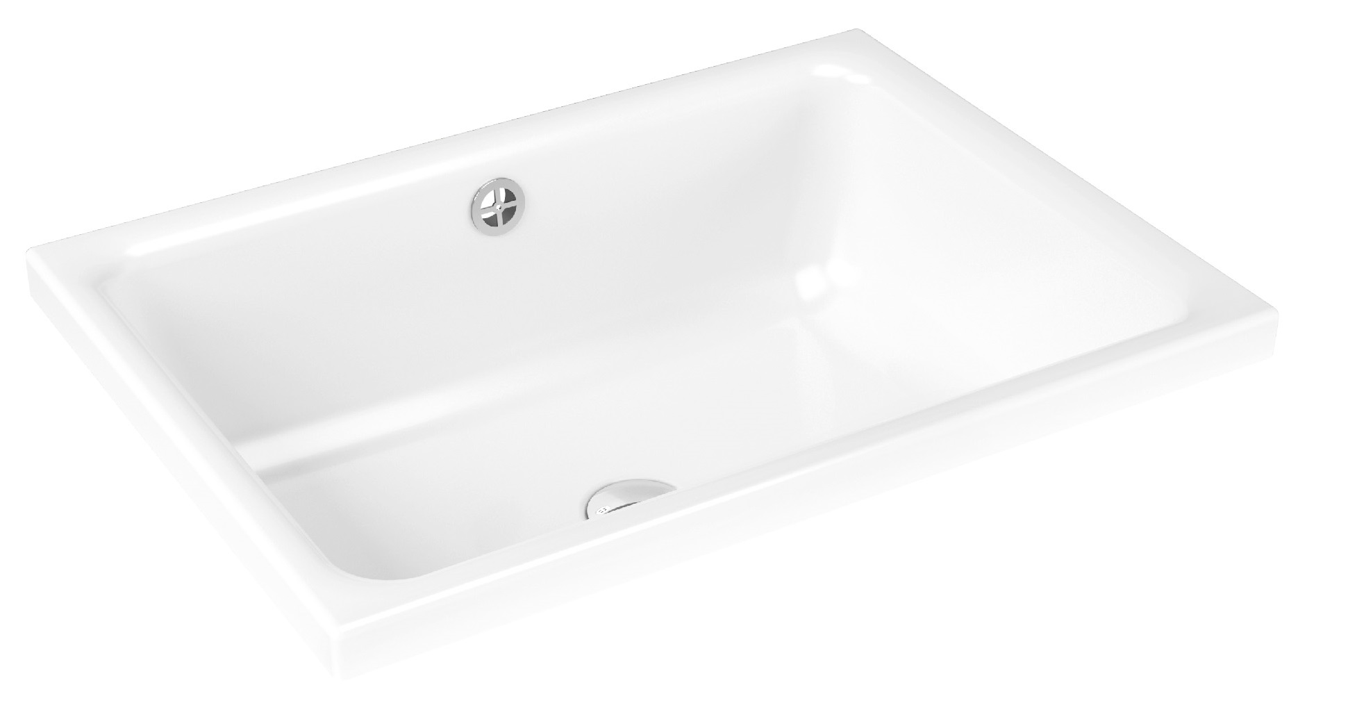 Darmowa Dostawa - Umywalka 58x41.5 cm prostokątna wpuszczana biała Kaldewei Cayono 913606000001